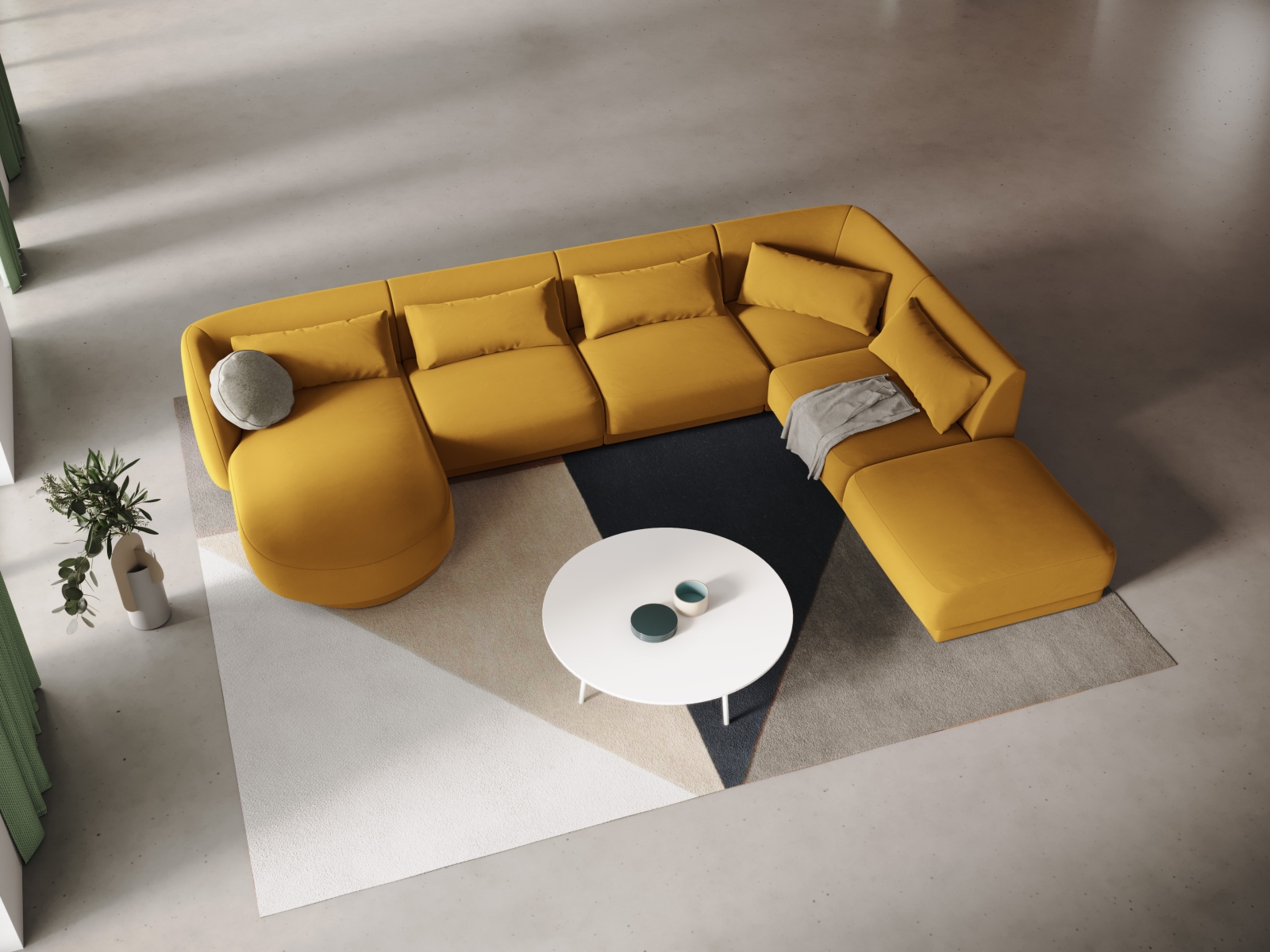 Ecksofa Feltoro 103 (Bluvel 68)