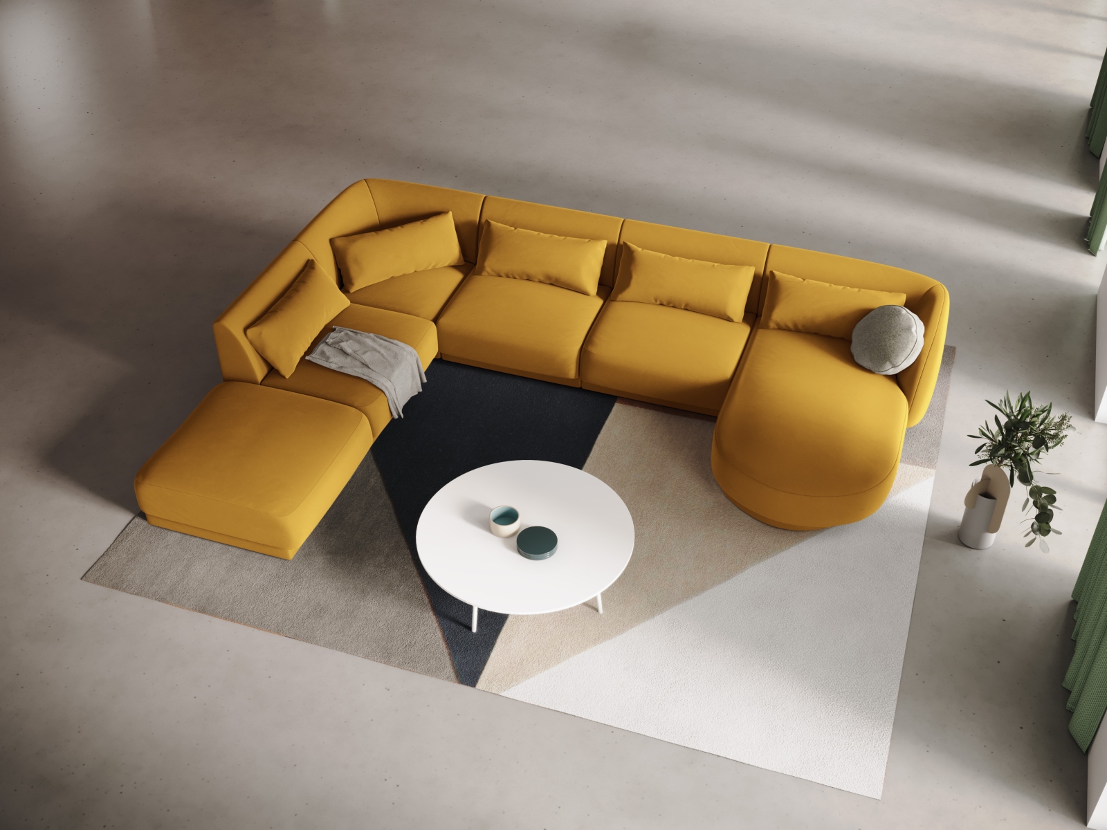 Ecksofa Feltoro 103 (Bluvel 68)