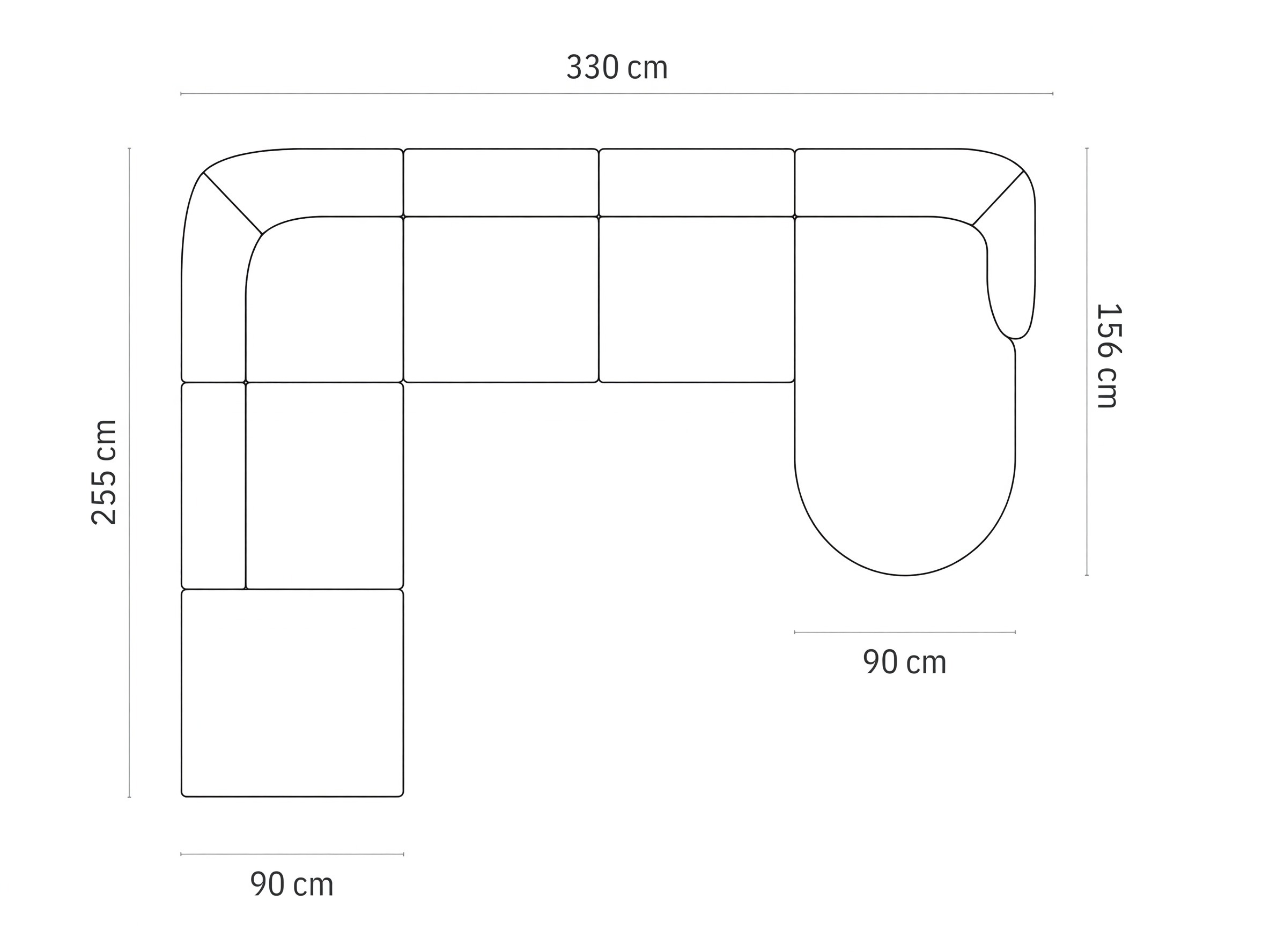 Ecksofa Feltoro 103 (Bluvel 19)