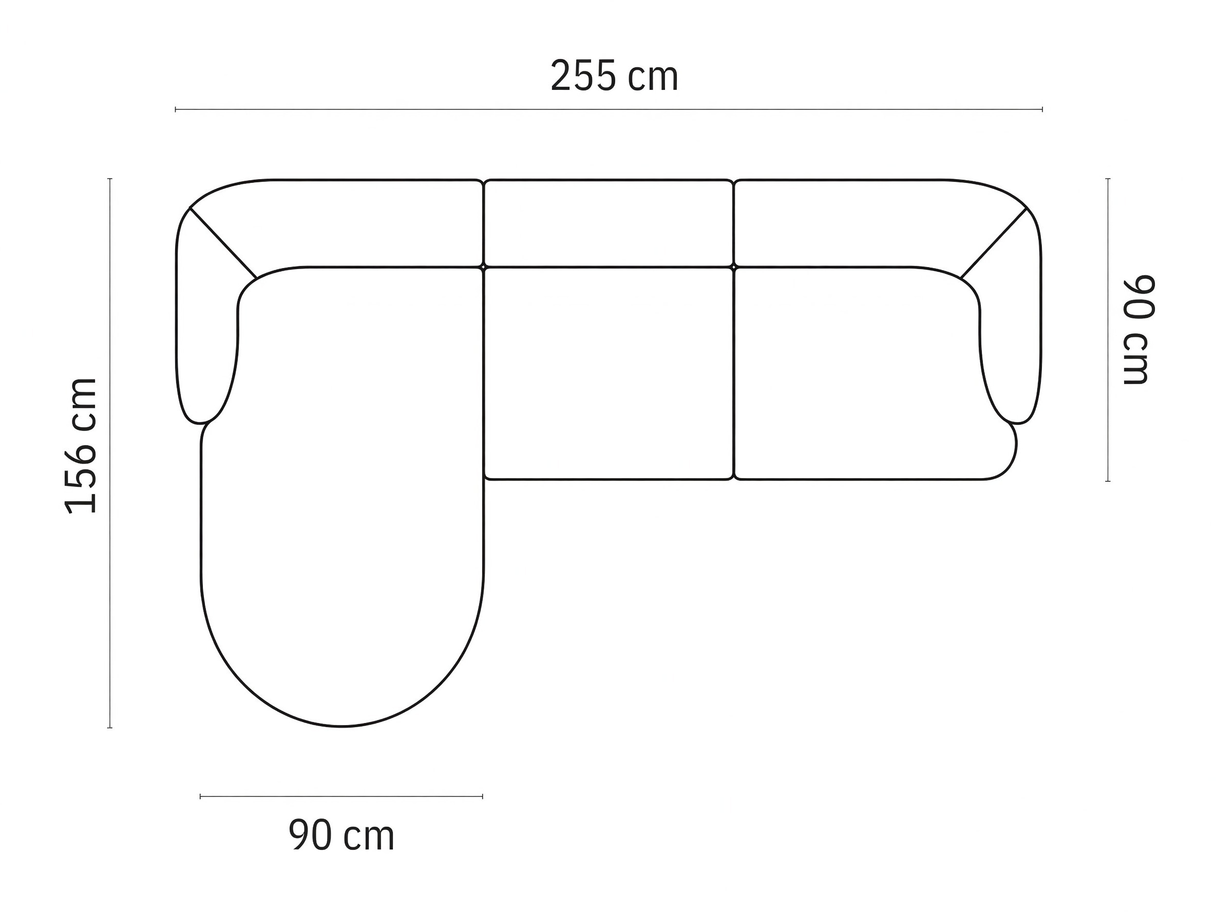 Ecksofa Feltoro 104 (Bluvel 77)