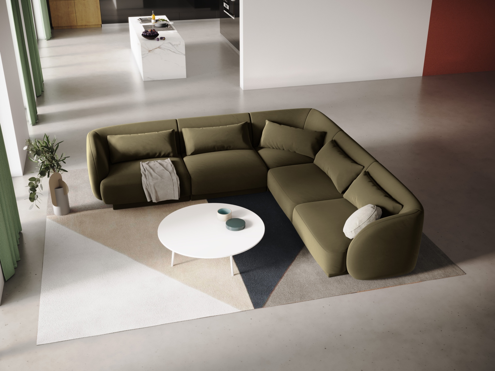 Ecksofa Feltoro 106 (Bluvel 77)