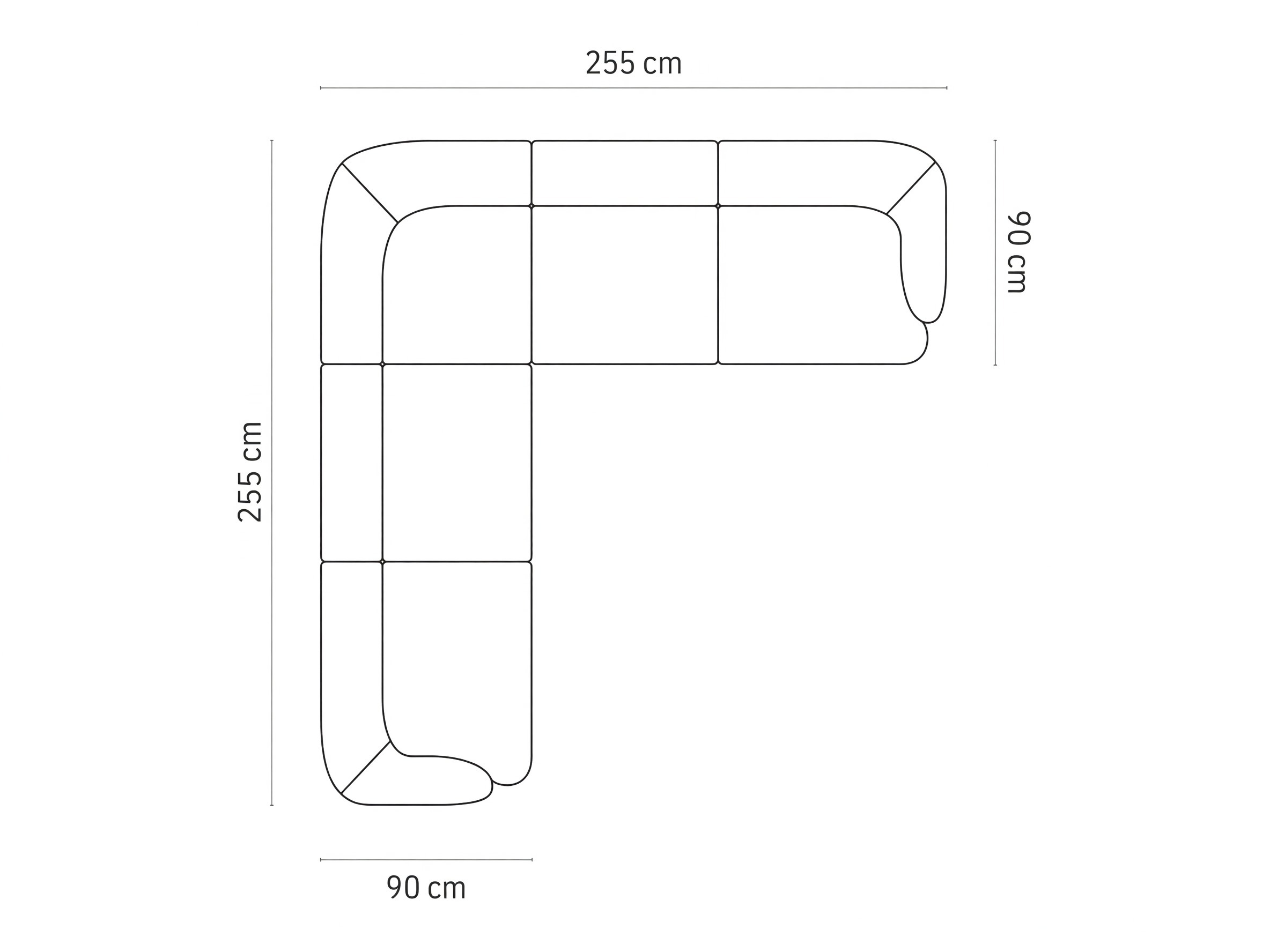 Ecksofa Feltoro 106 (Bluvel 77)