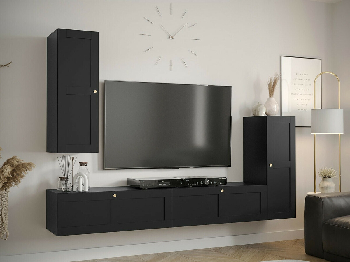 Hängeschrank Artifar (Schwarz)