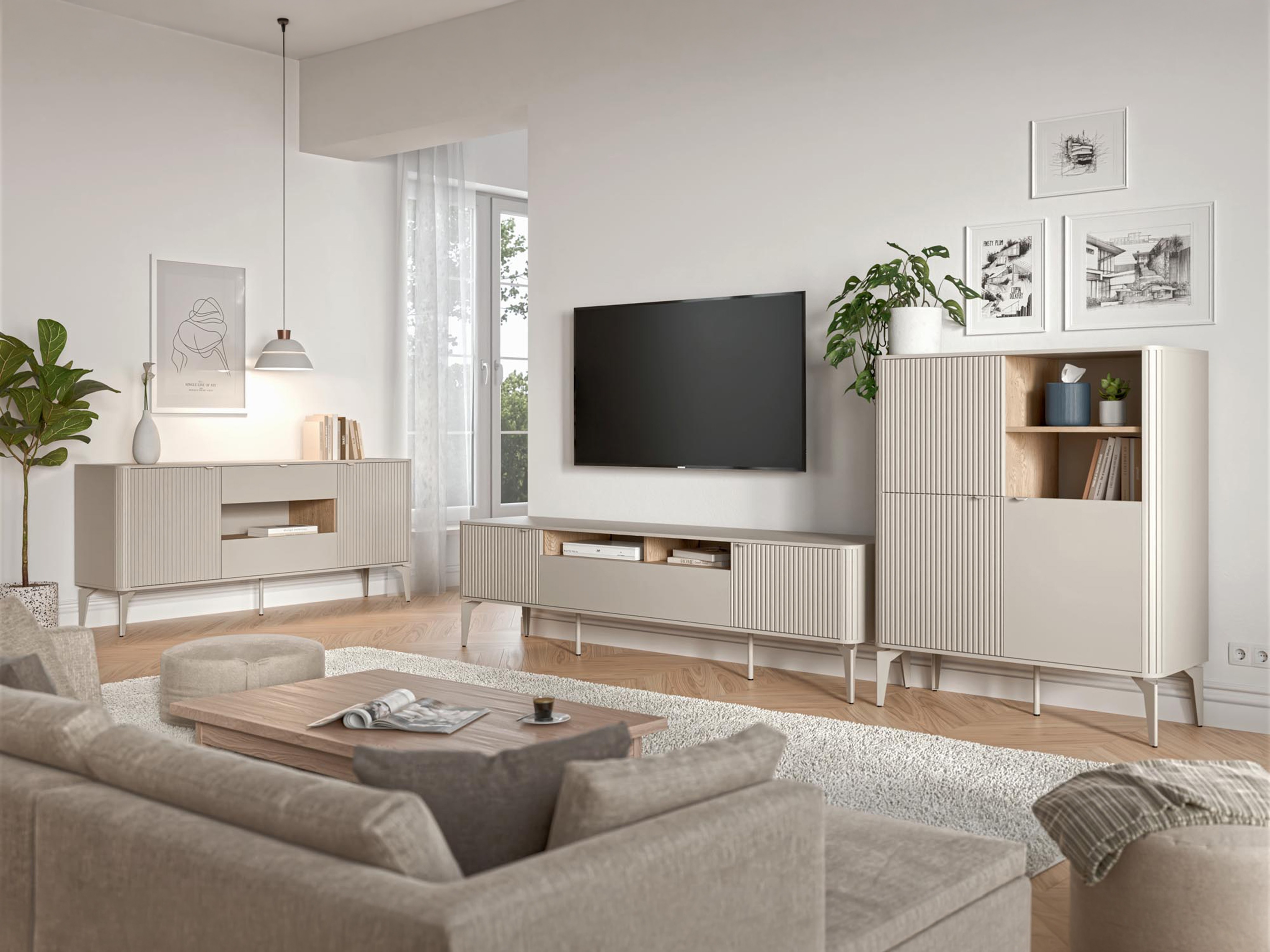 Wohnzimmer-Sets Etcamo 104