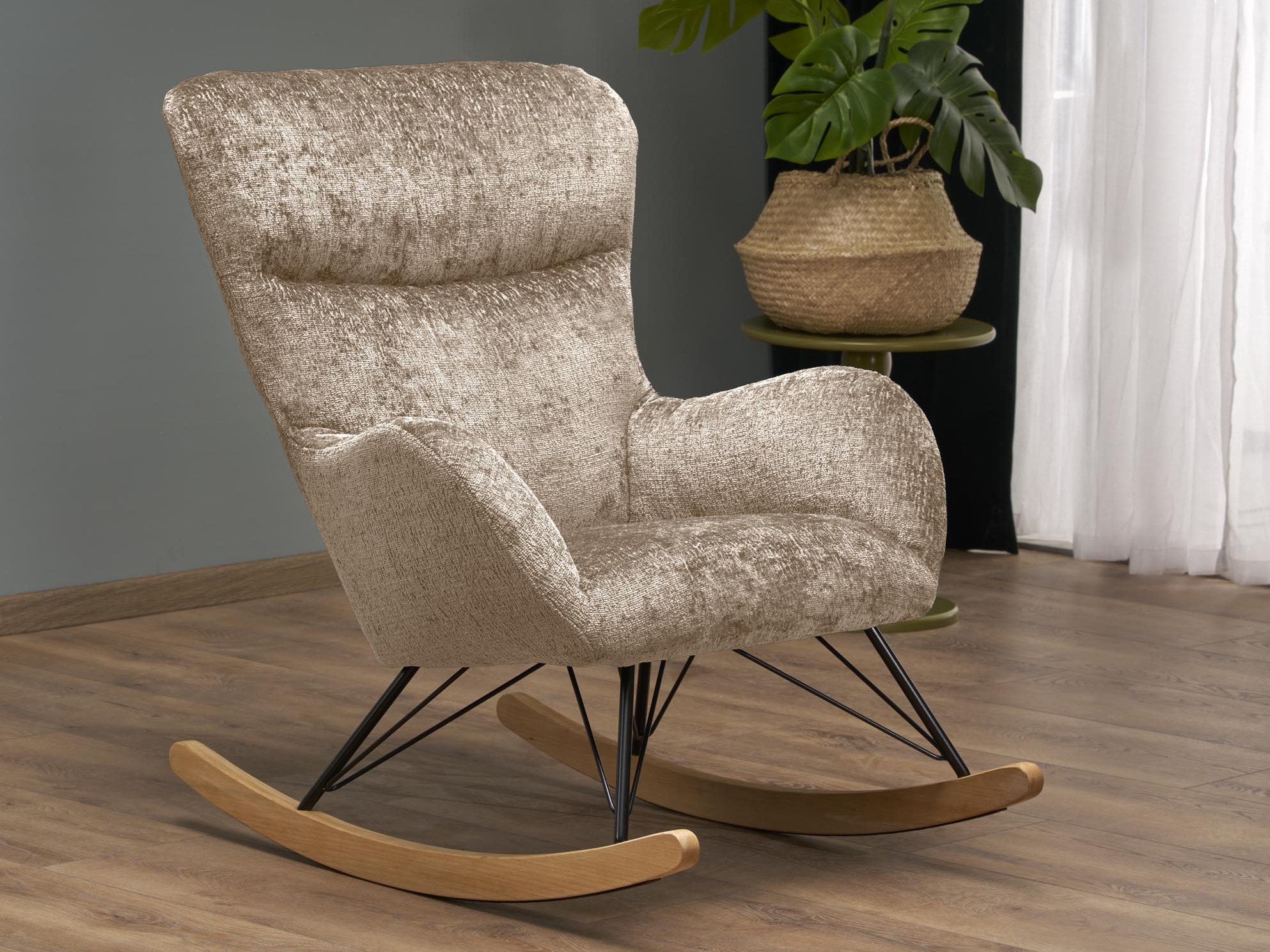 Schaukelstuhl Houston 1594 (Beige)