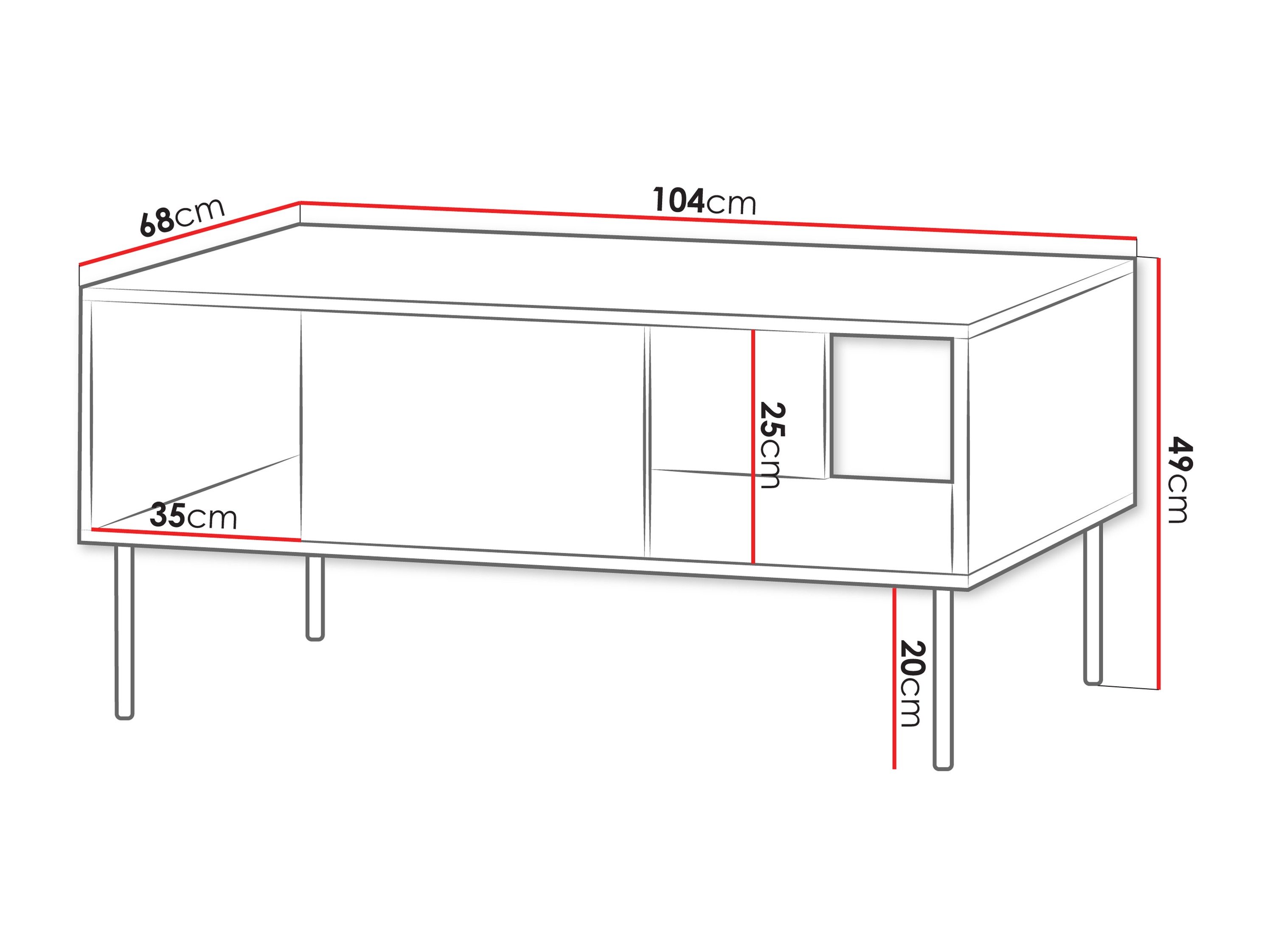 Couchtisch Teseta 101