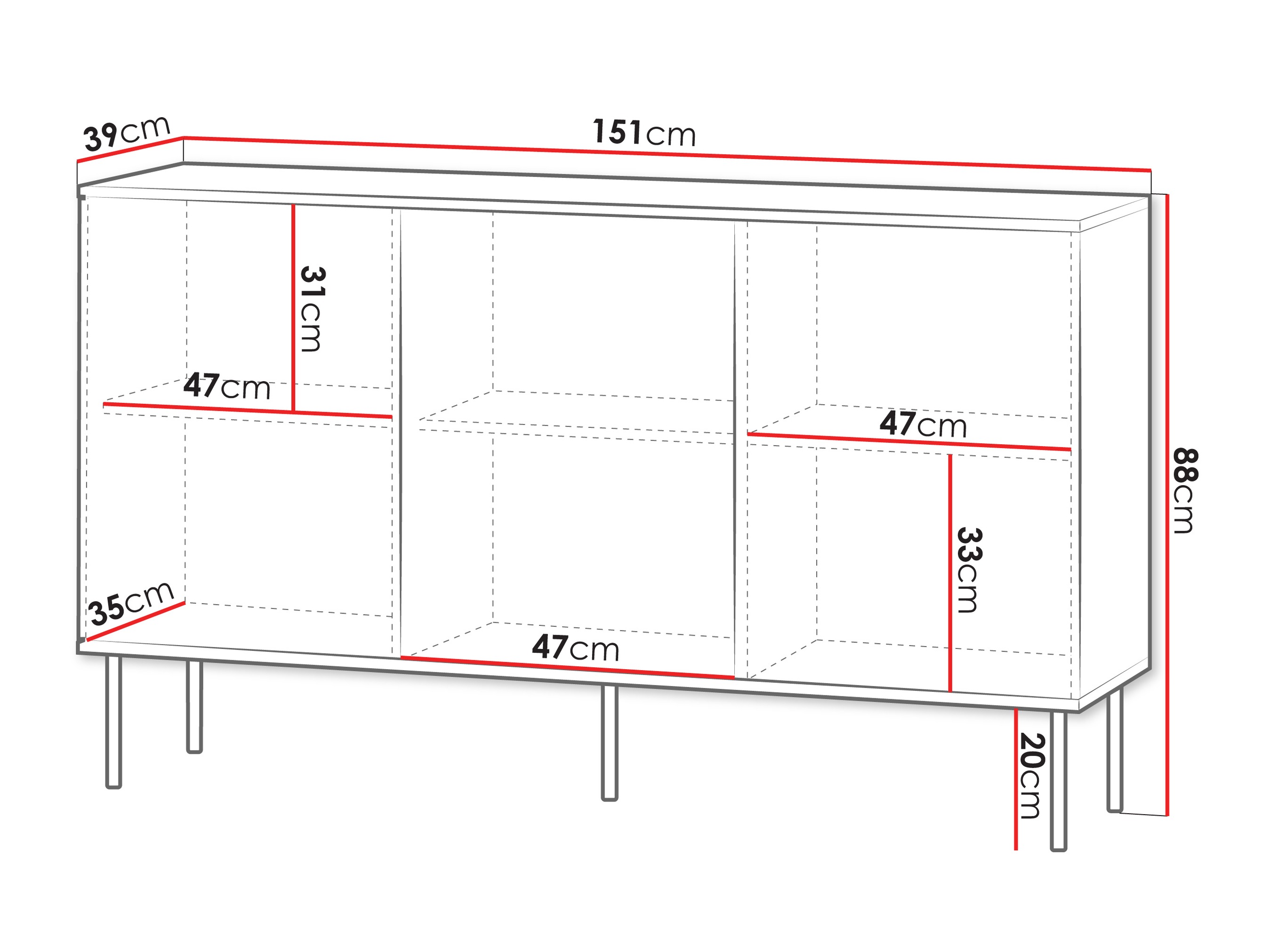 Sideboard Teseta 100