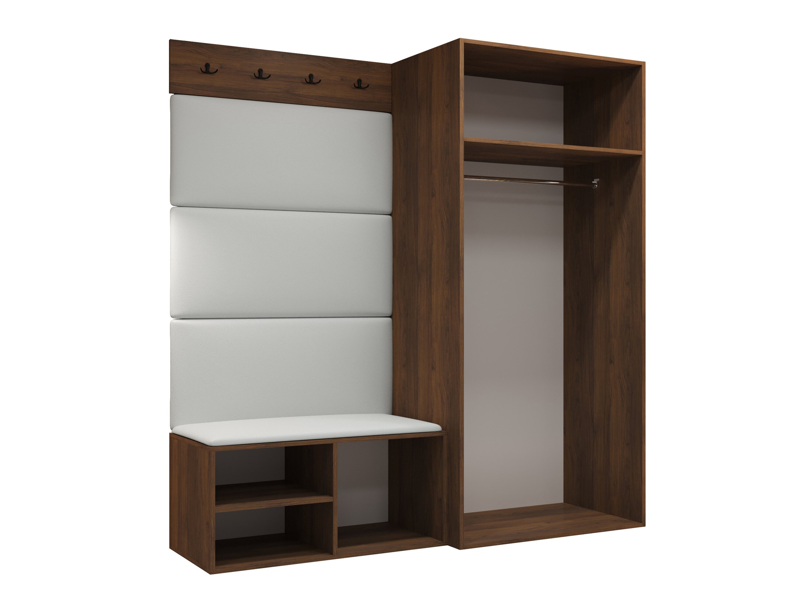 Flurgarnitur Nitos I (Walnussholzoptik)