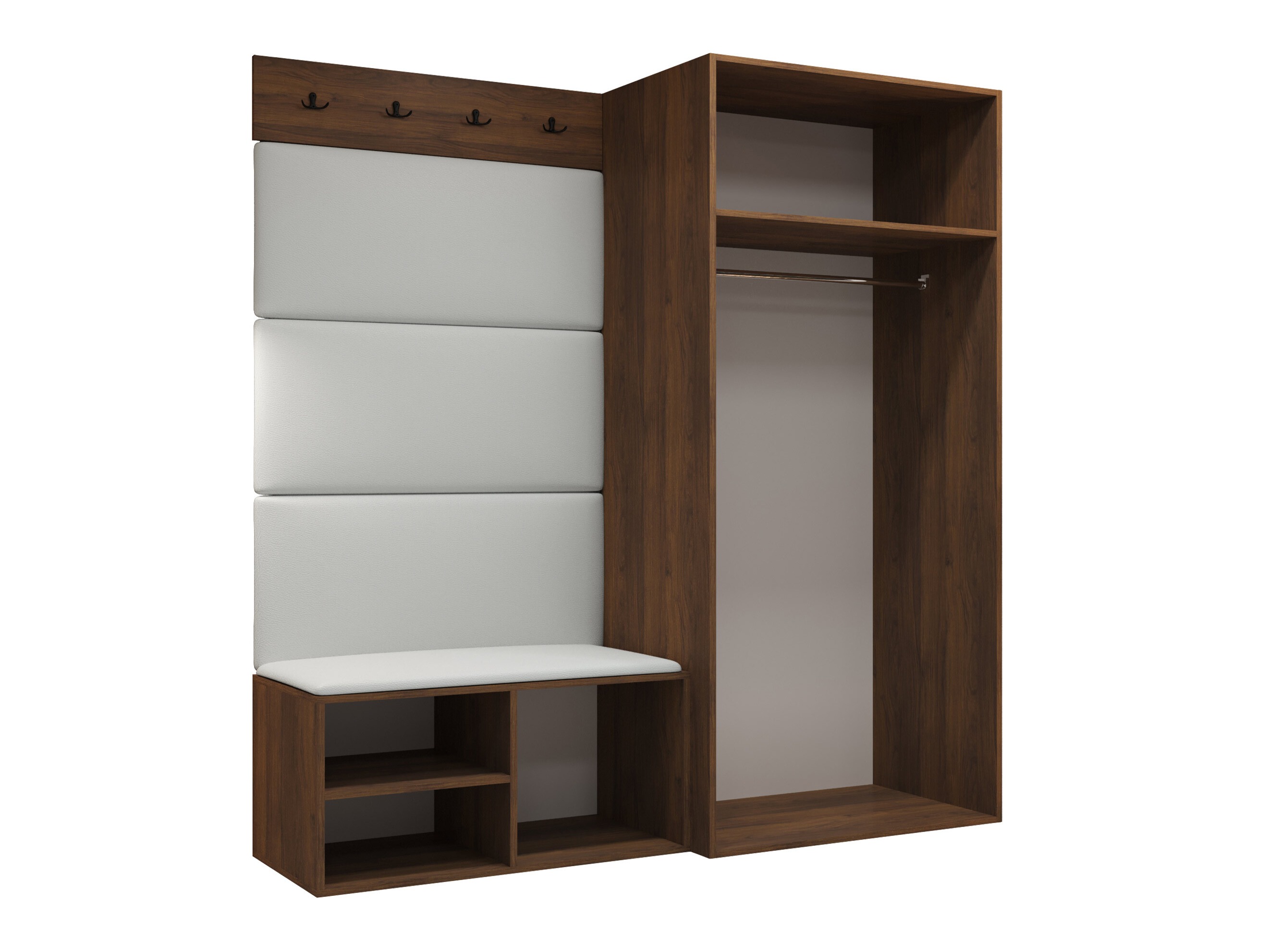 Flurgarnitur Nitos I (Walnussholzoptik)