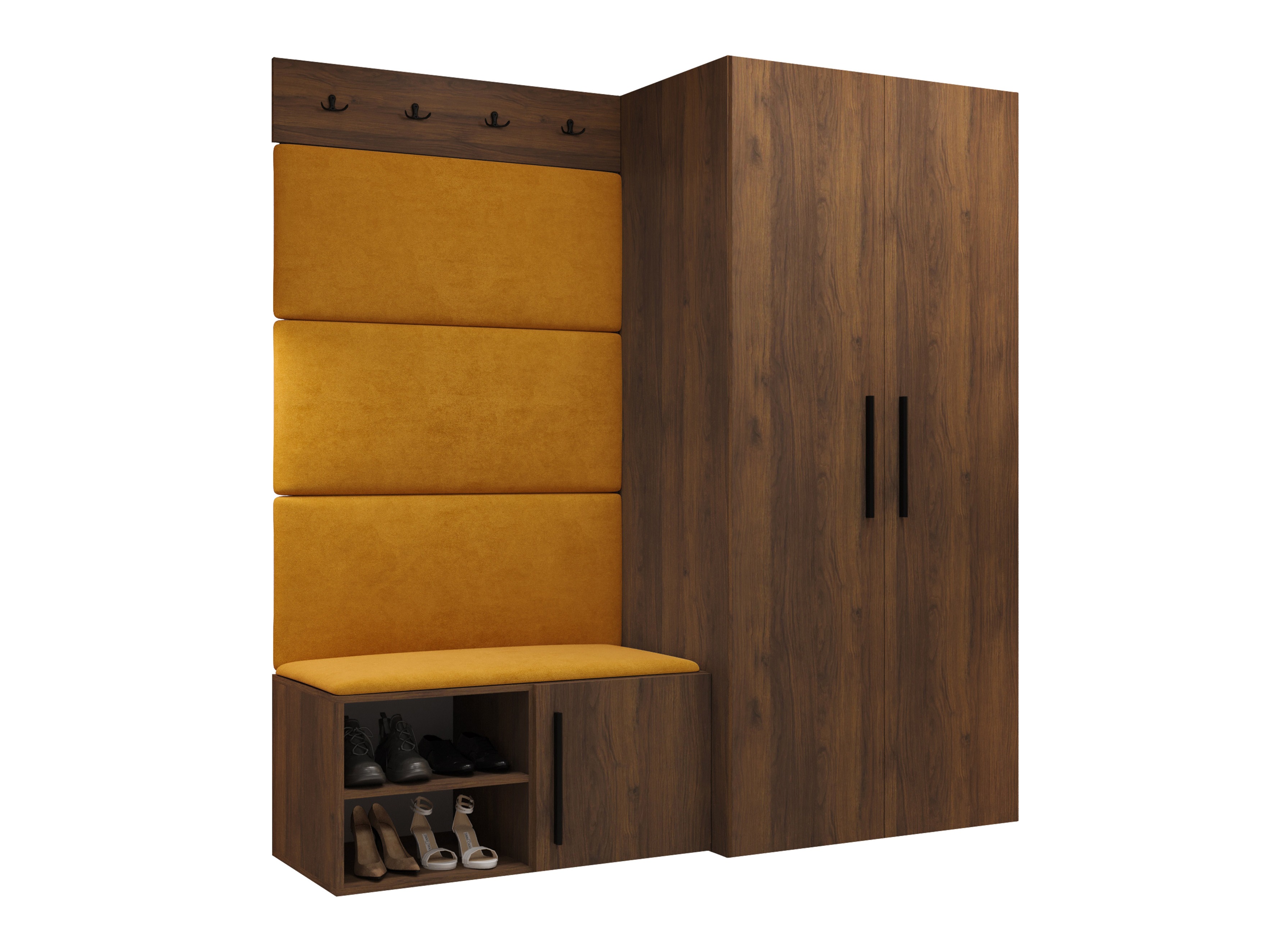 Flurgarnitur Nitos I (Walnussholzoptik)