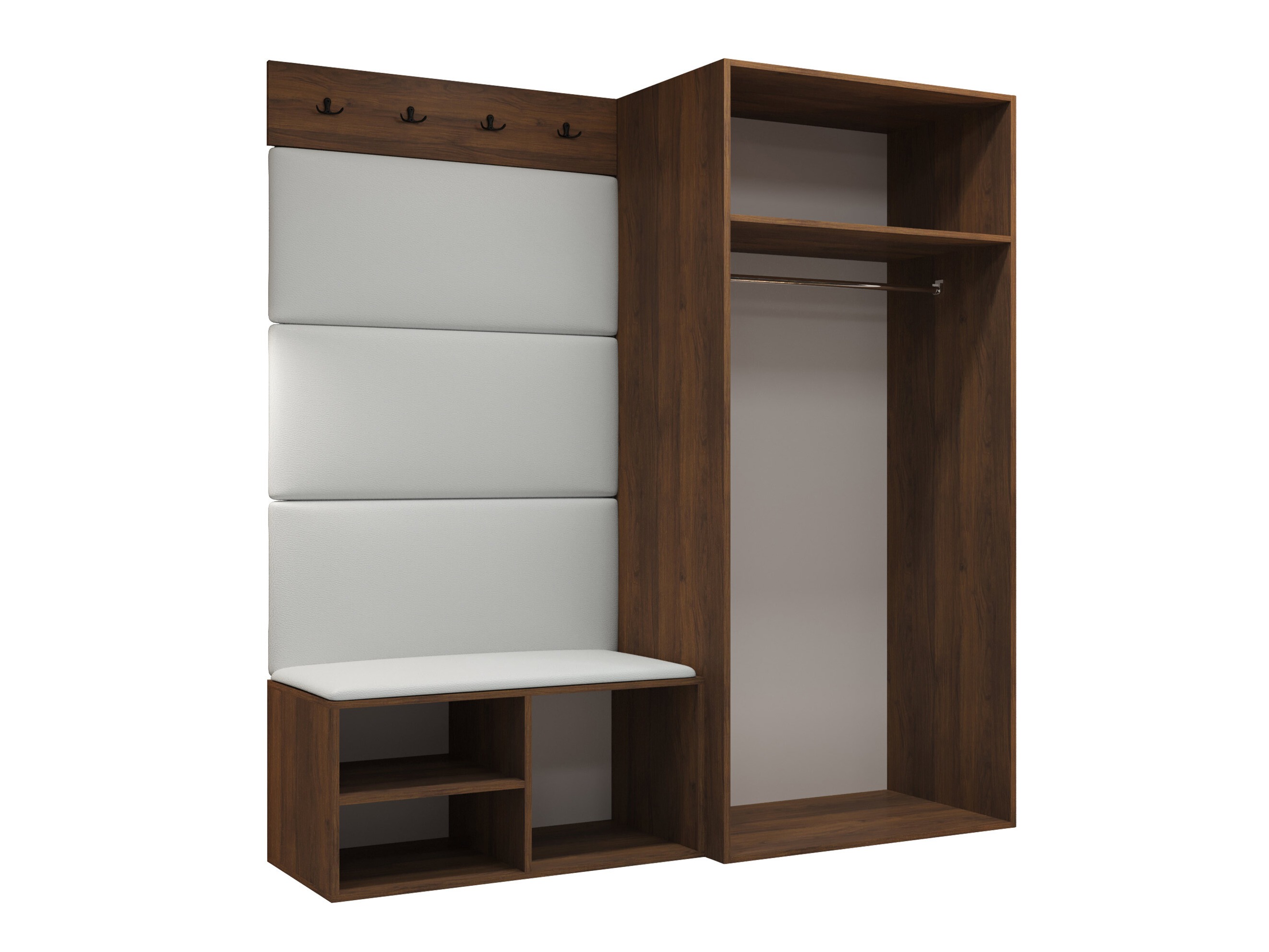 Flurgarnitur Nitos I (Walnussholzoptik)