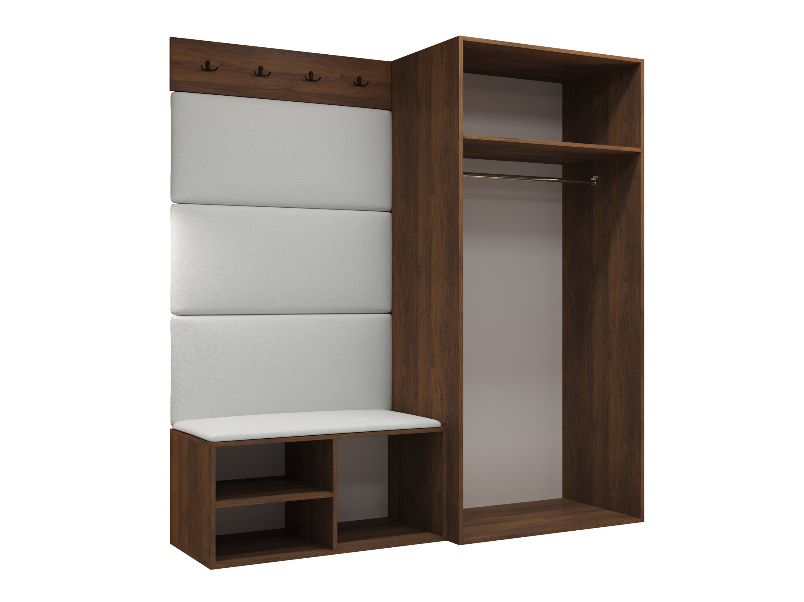 Flurgarnitur Nitos I (Walnussholzoptik)