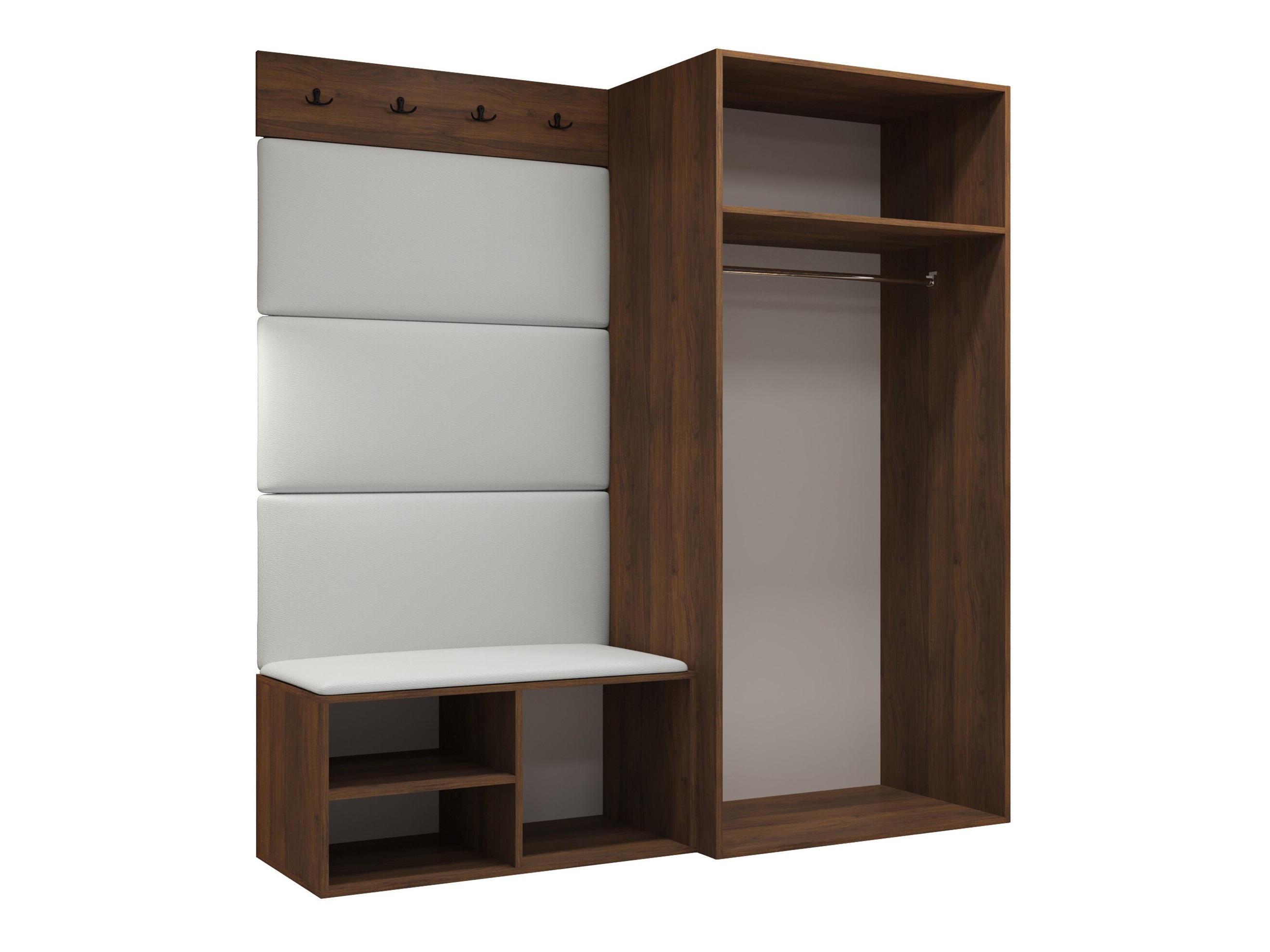 Flurgarnitur Nitos I (Walnussholzoptik)