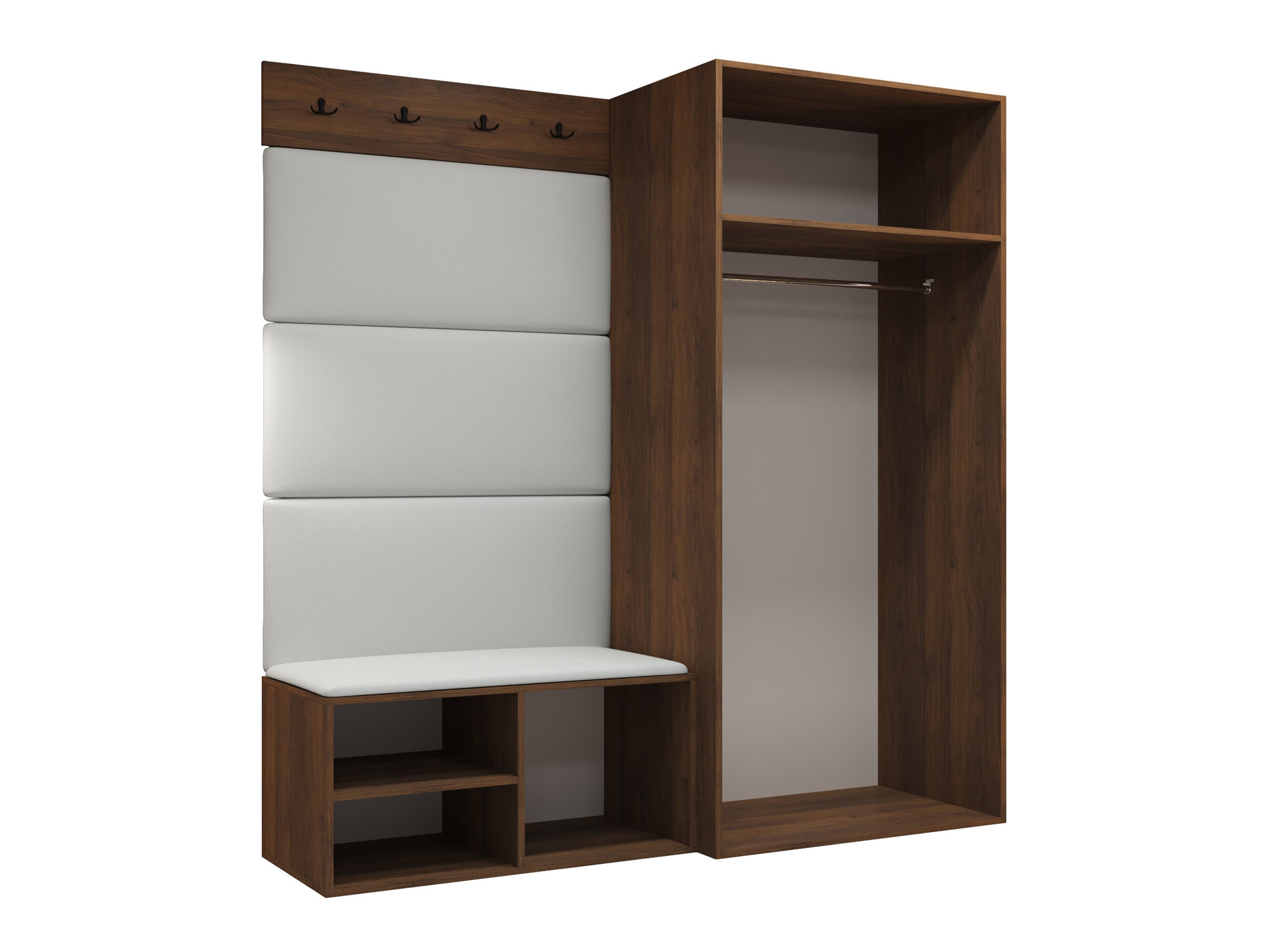 Flurgarnitur Nitos I (Walnussholzoptik)