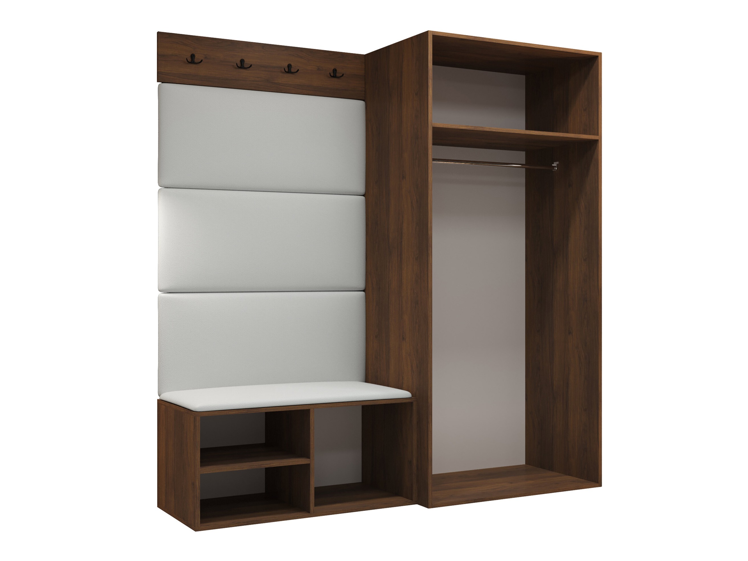 Flurgarnitur Nitos I (Walnussholzoptik)