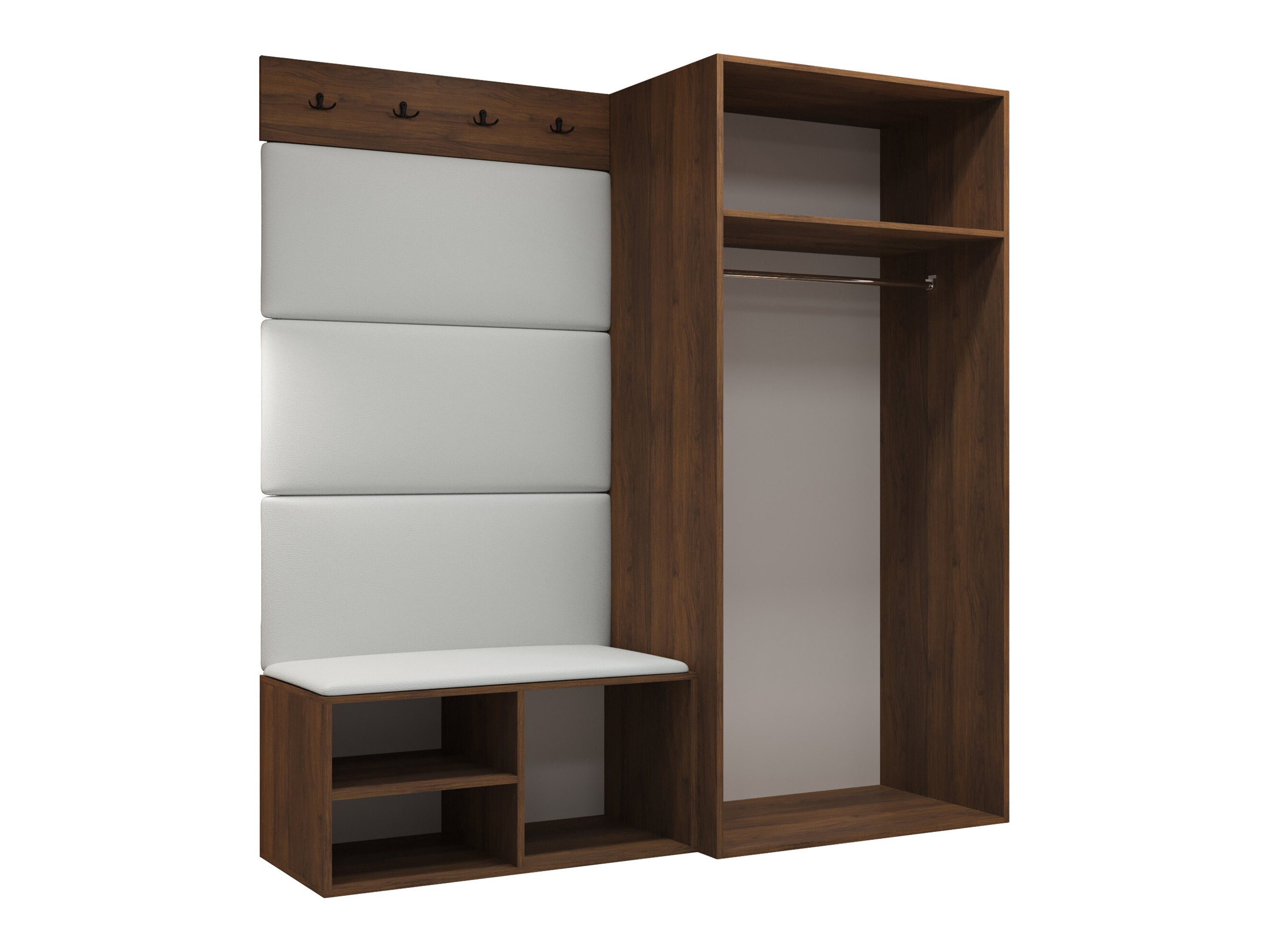 Flurgarnitur Nitos I (Walnussholzoptik)