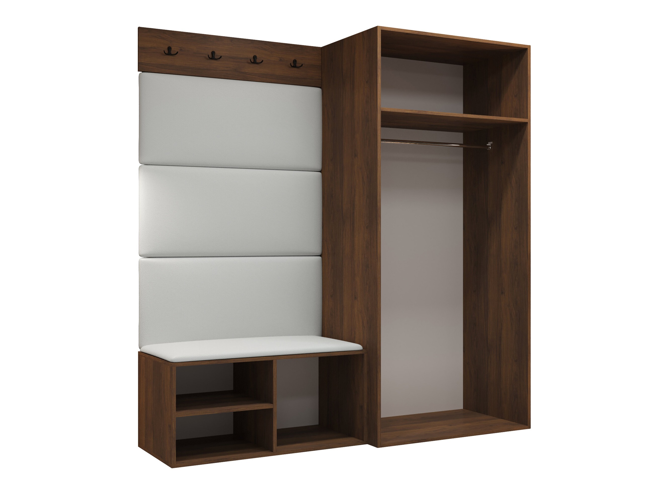 Flurgarnitur Nitos I (Walnussholzoptik)