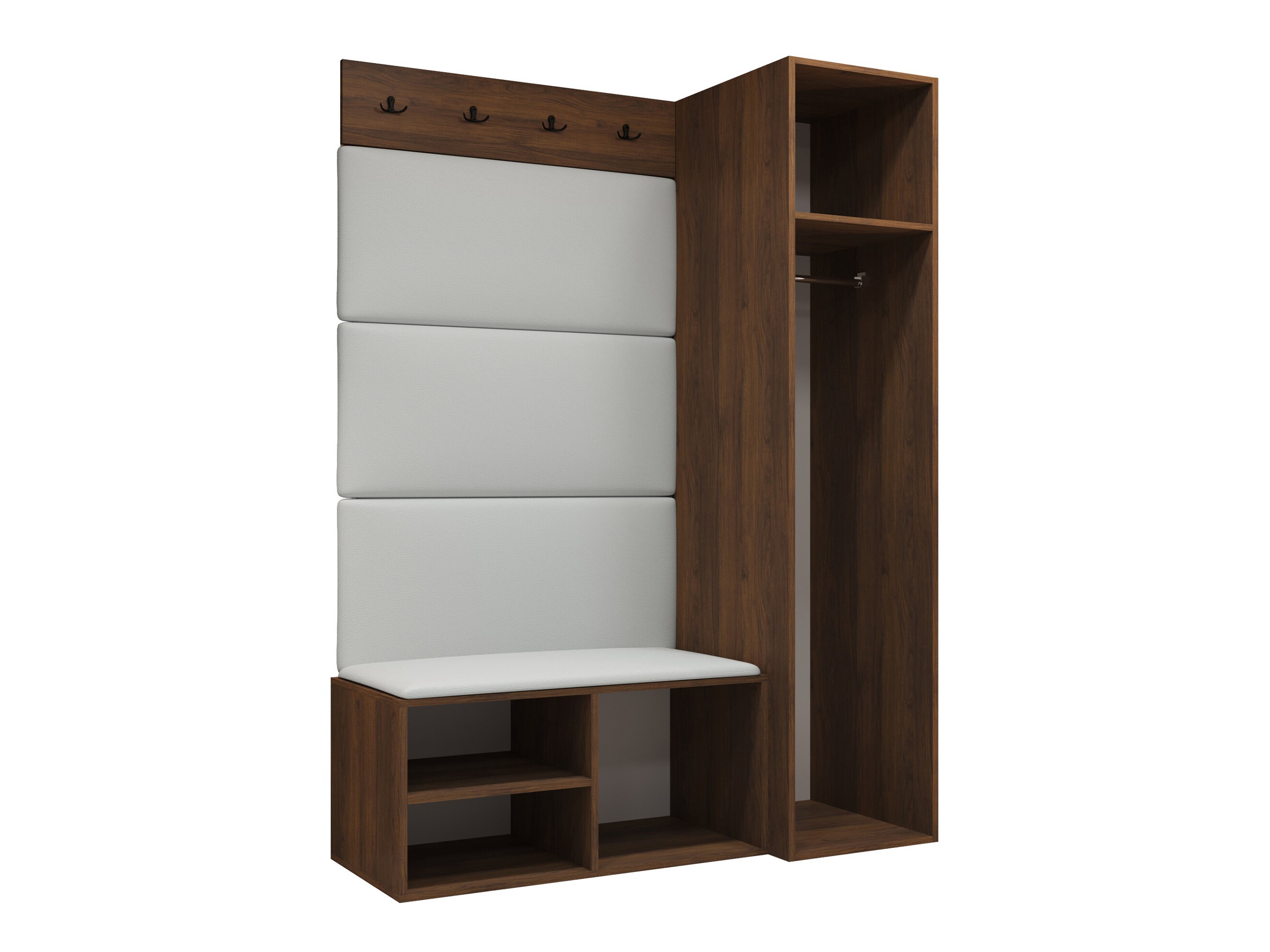 Flurgarnitur Nitos II (Walnussholzoptik)