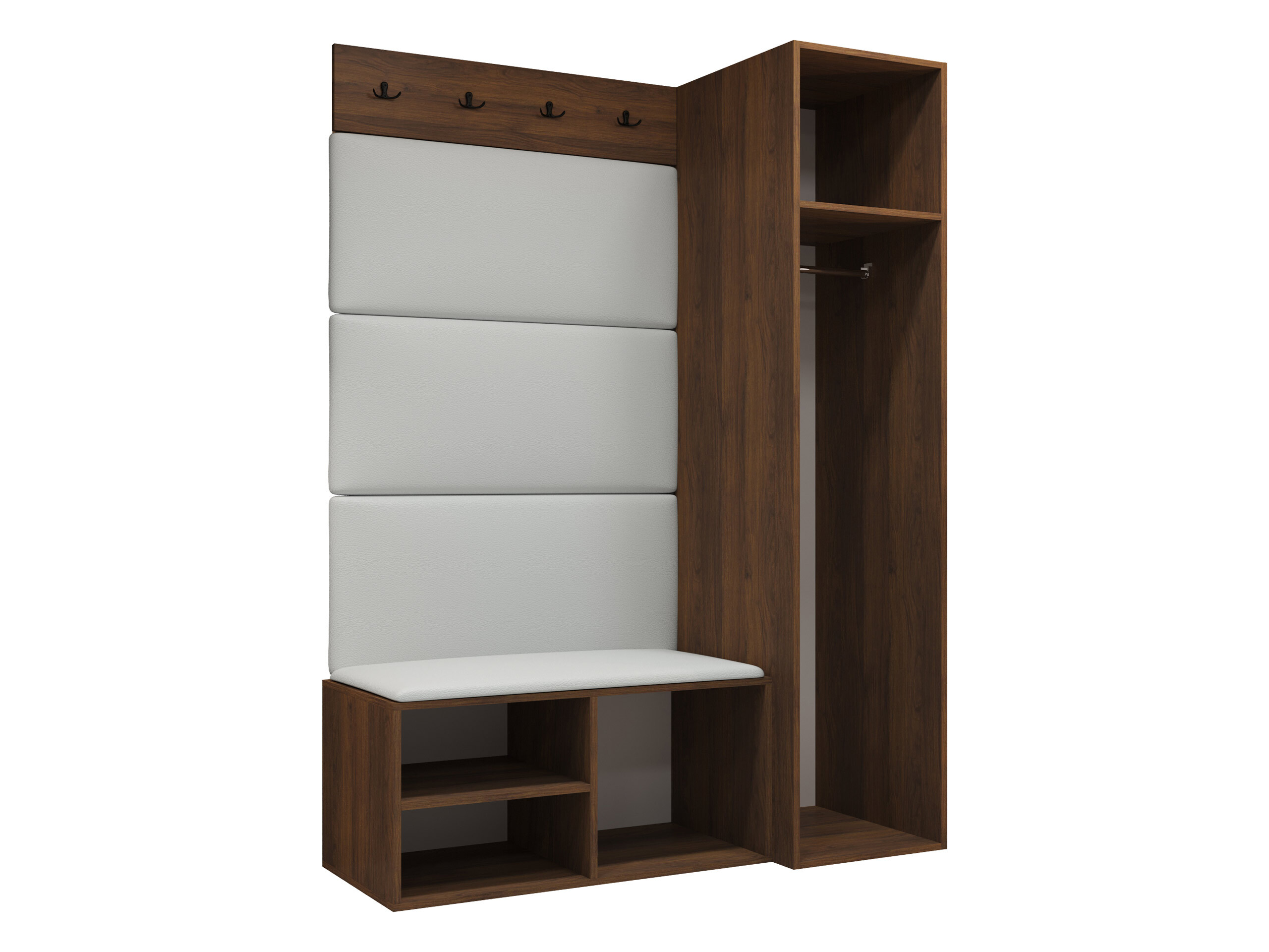 Flurgarnitur Nitos II (Walnussholzoptik)