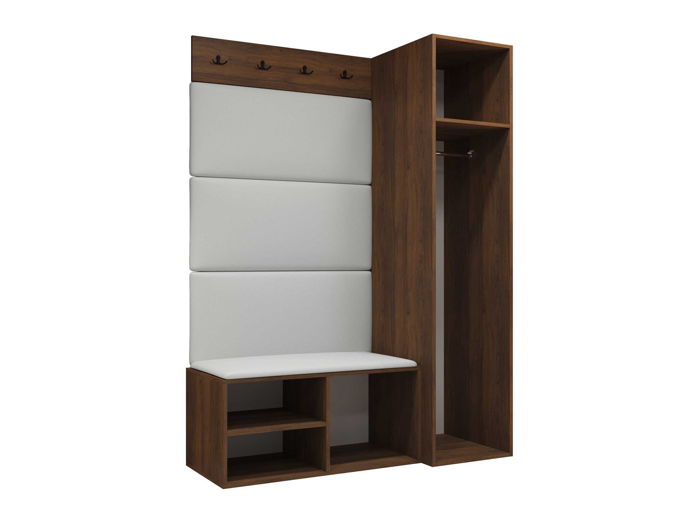 Flurgarnitur Nitos II (Walnussholzoptik)