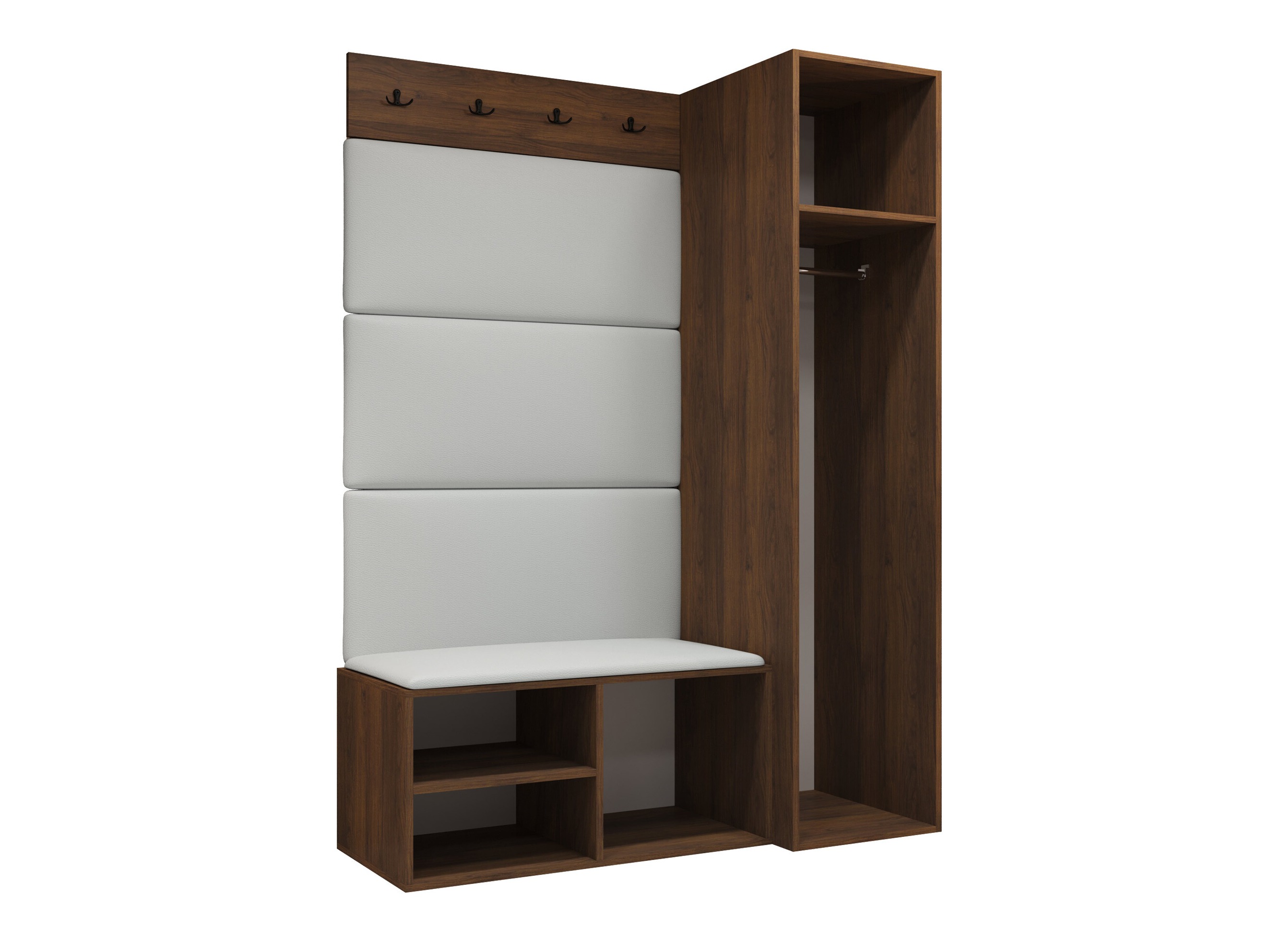 Flurgarnitur Nitos II (Walnussholzoptik)