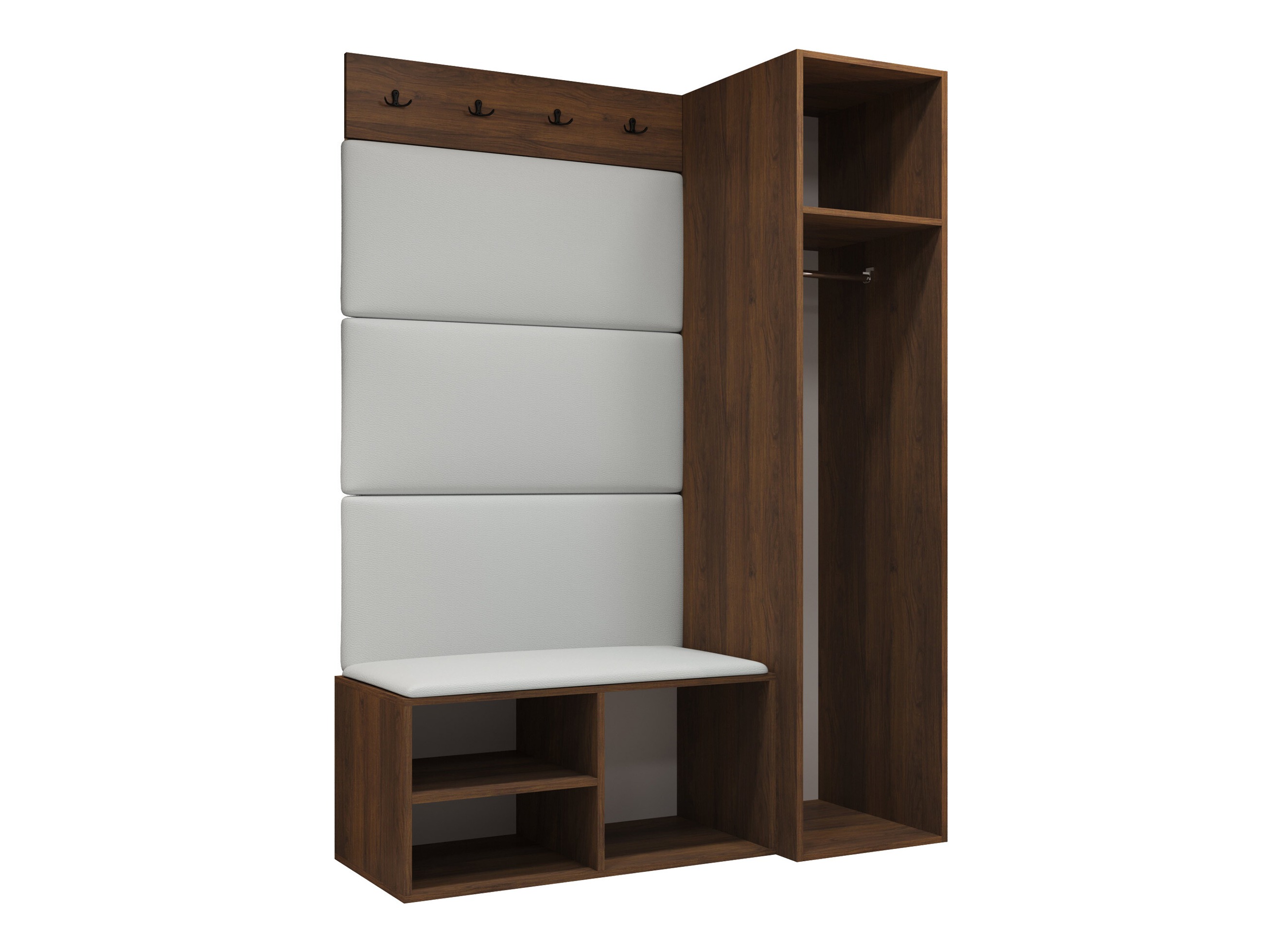 Flurgarnitur Nitos II (Walnussholzoptik)