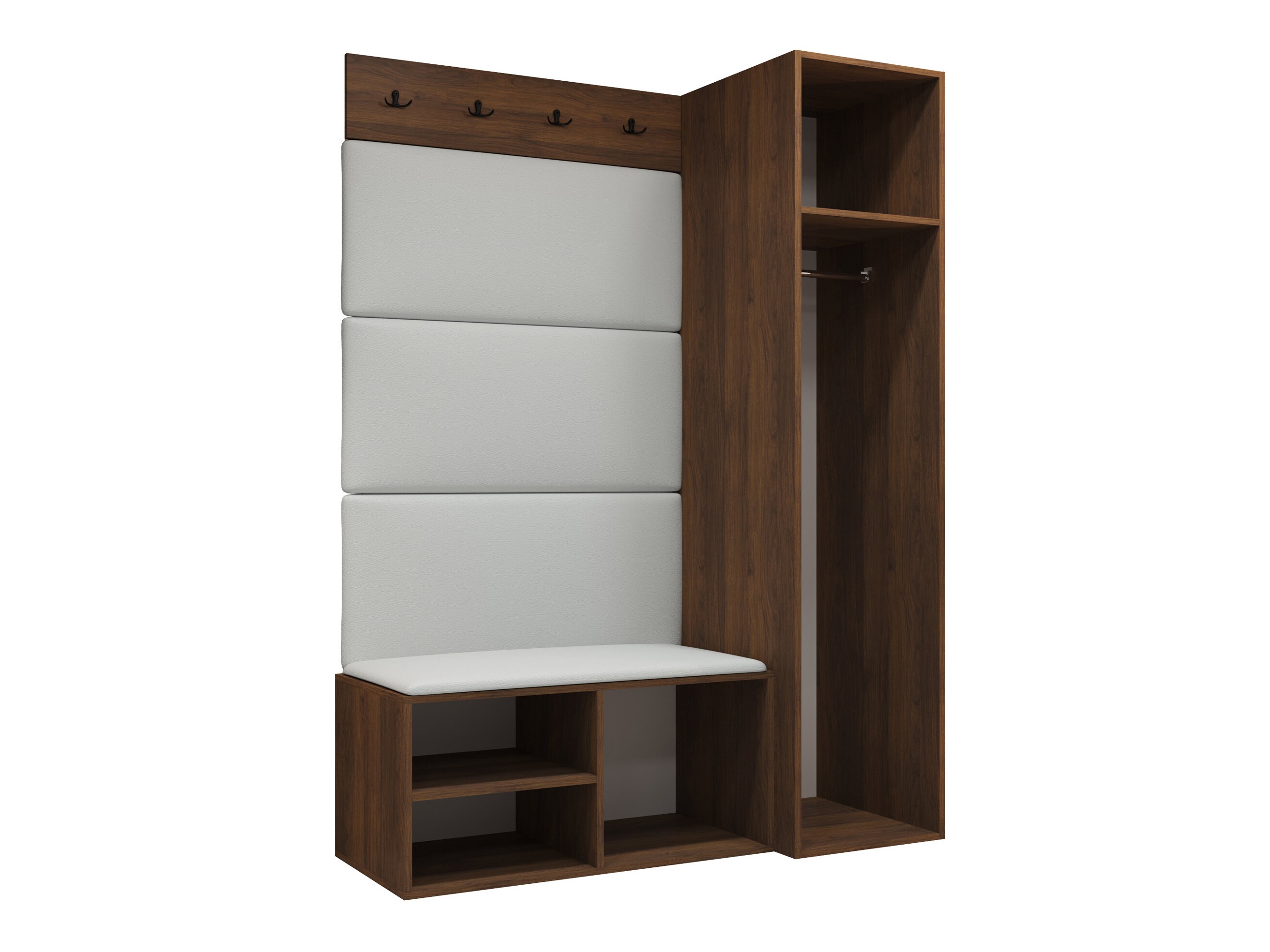 Flurgarnitur Nitos II (Walnussholzoptik)