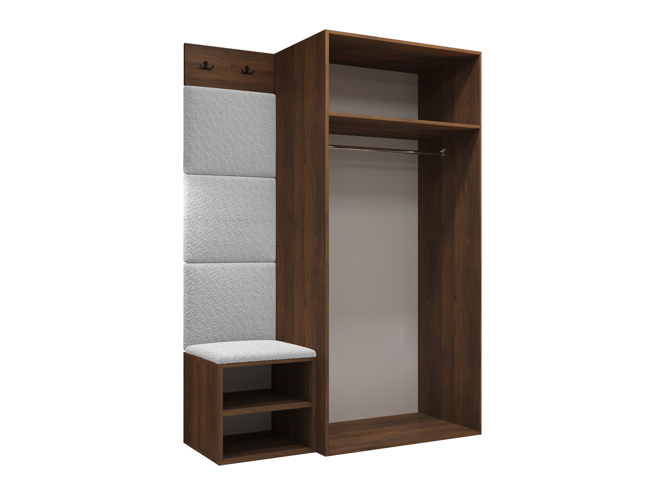 Flurgarnitur Nitos IV (Walnussholzoptik)