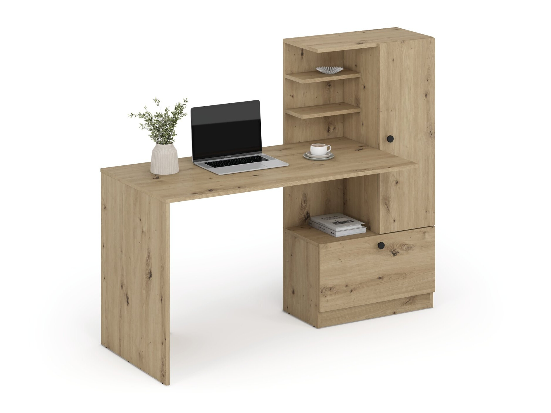 Bürotisch Houston 2148 (Artisan Eichenholzoptik)