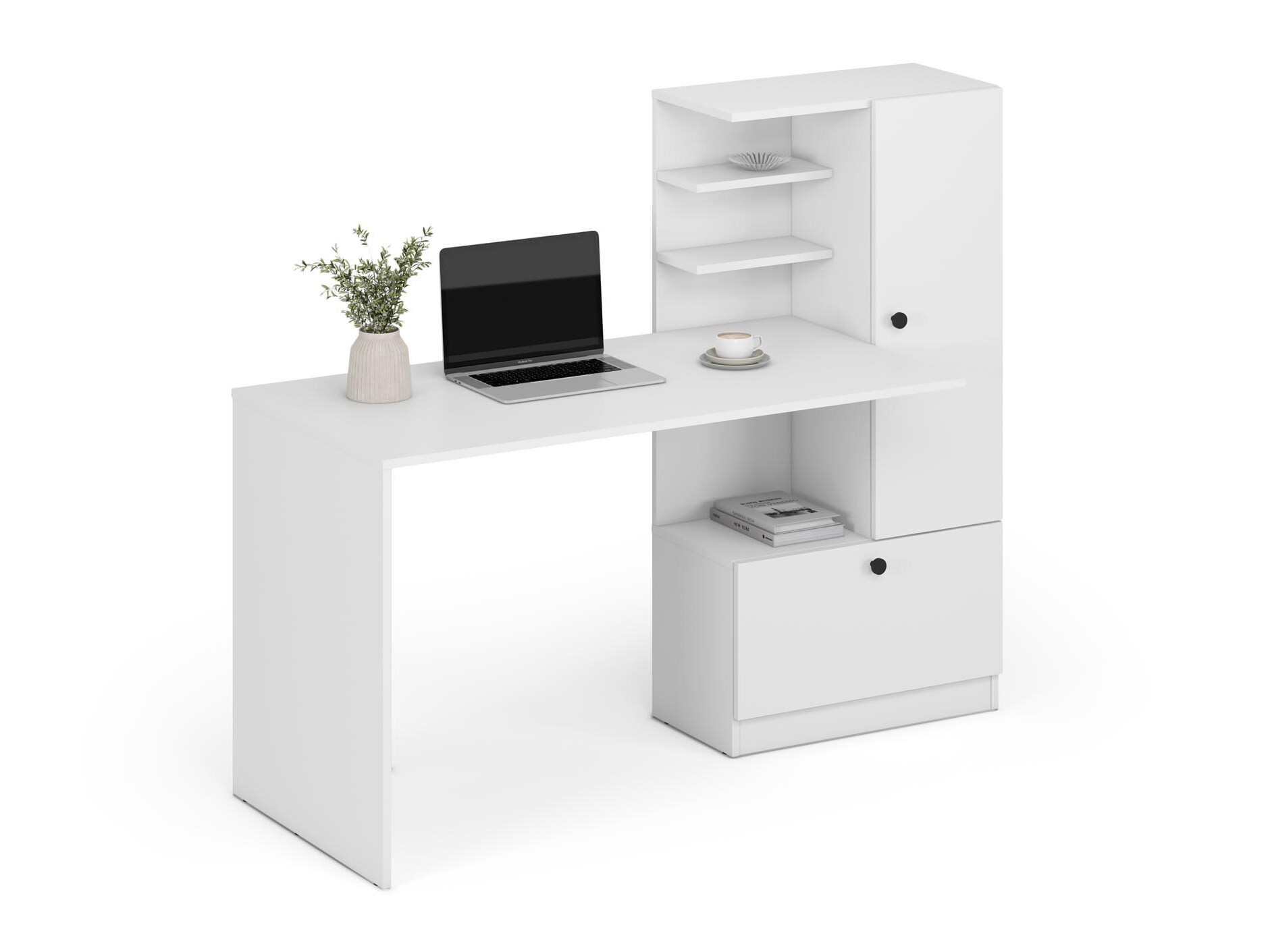 Bürotisch Houston 2148 (Weiß)