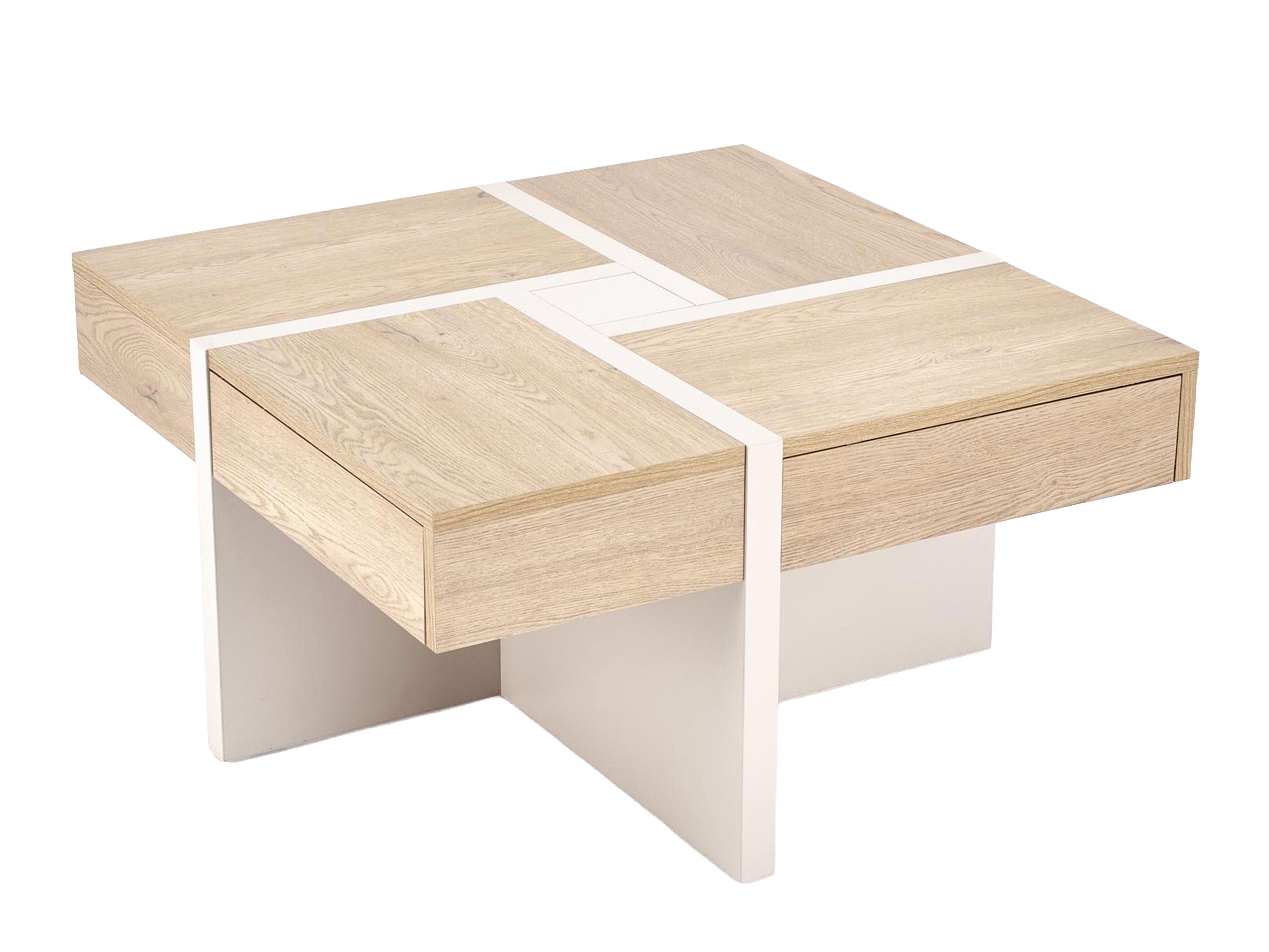 Couchtisch Houston 1698 (Eiche Cremona + Kaschmir)