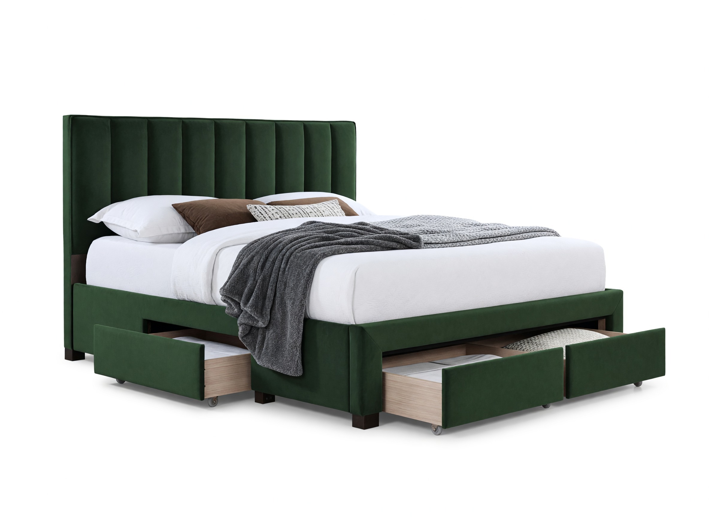 Bett Houston Fides (Dunkelgrün)