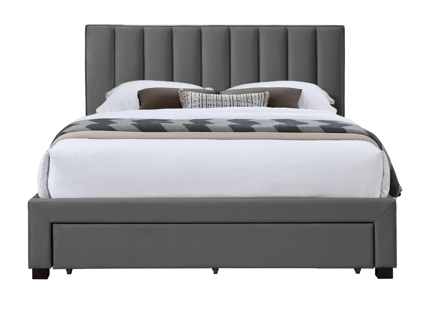 Bett Houston Fides (Grau)