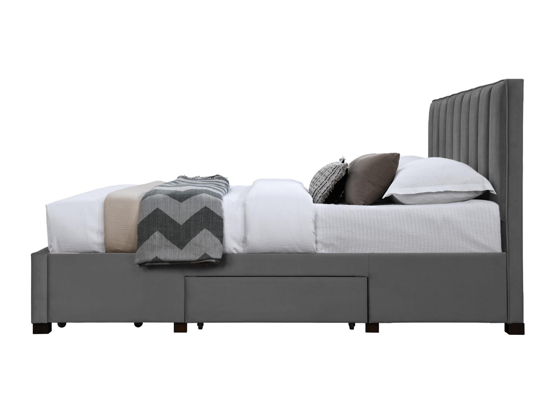 Bett Houston Fides (Grau)