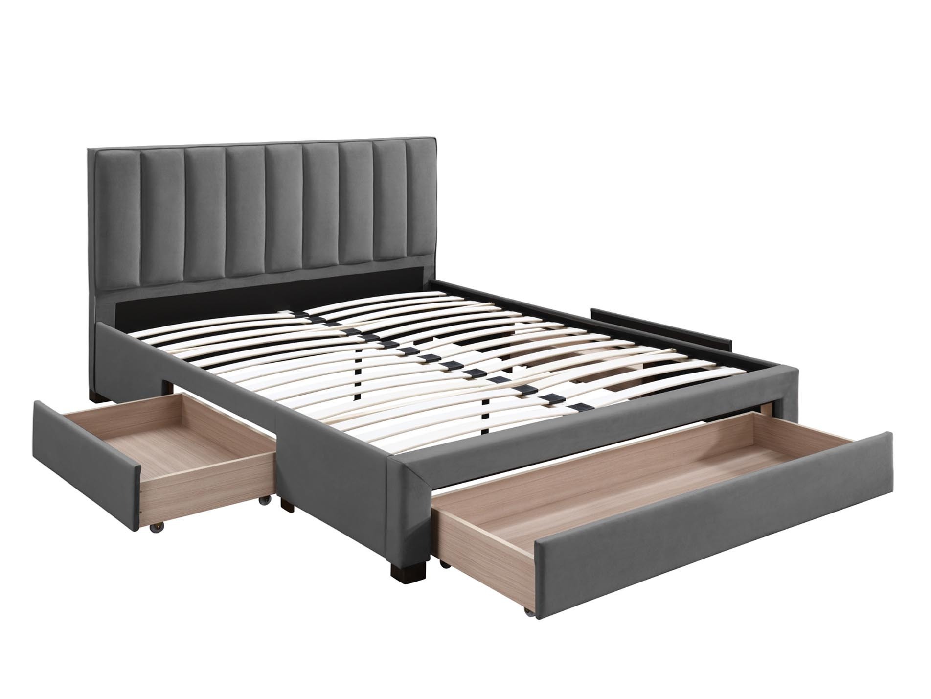 Bett Houston Fides (Grau)
