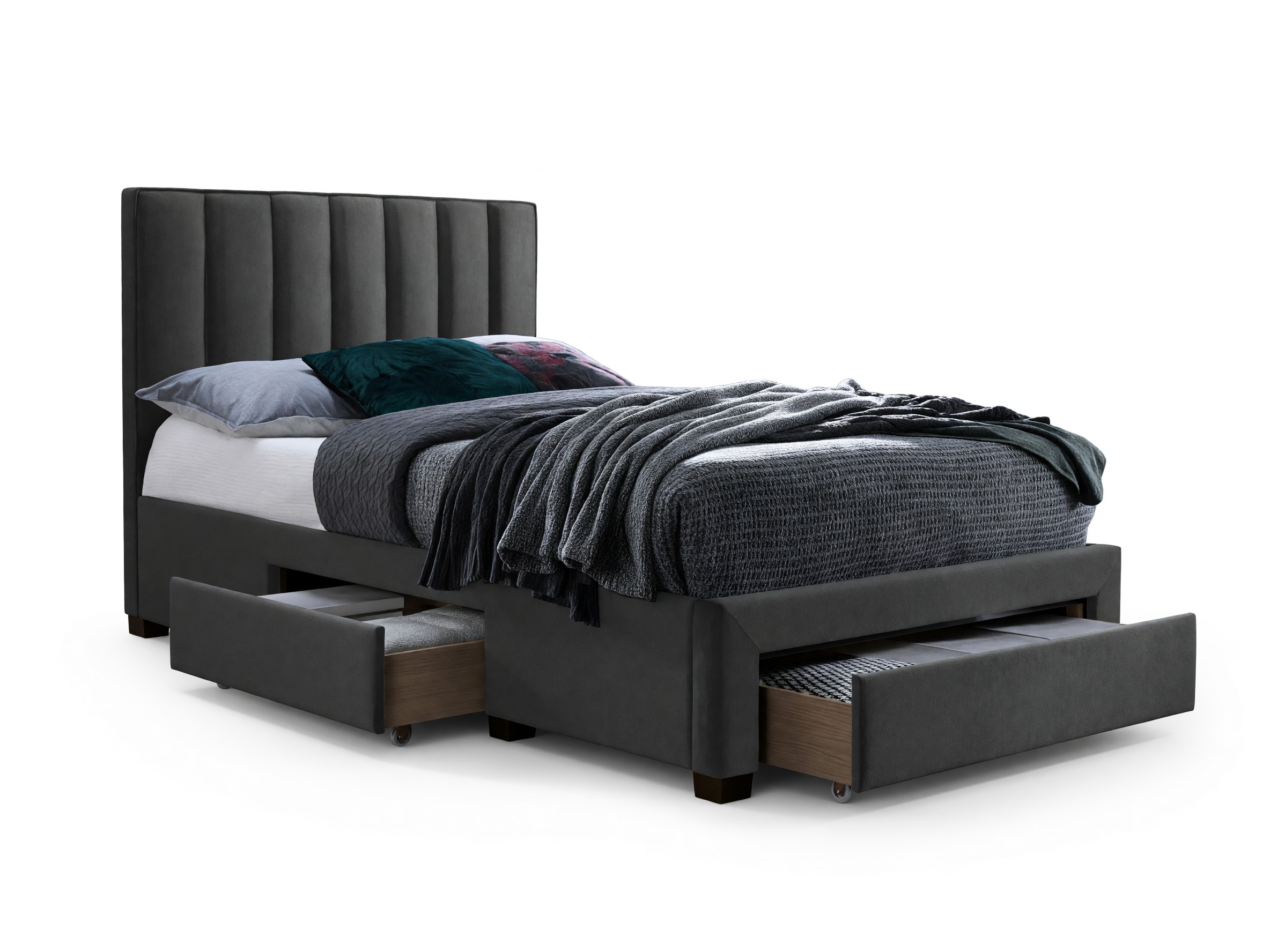 Bett Houston Fides (Grau)