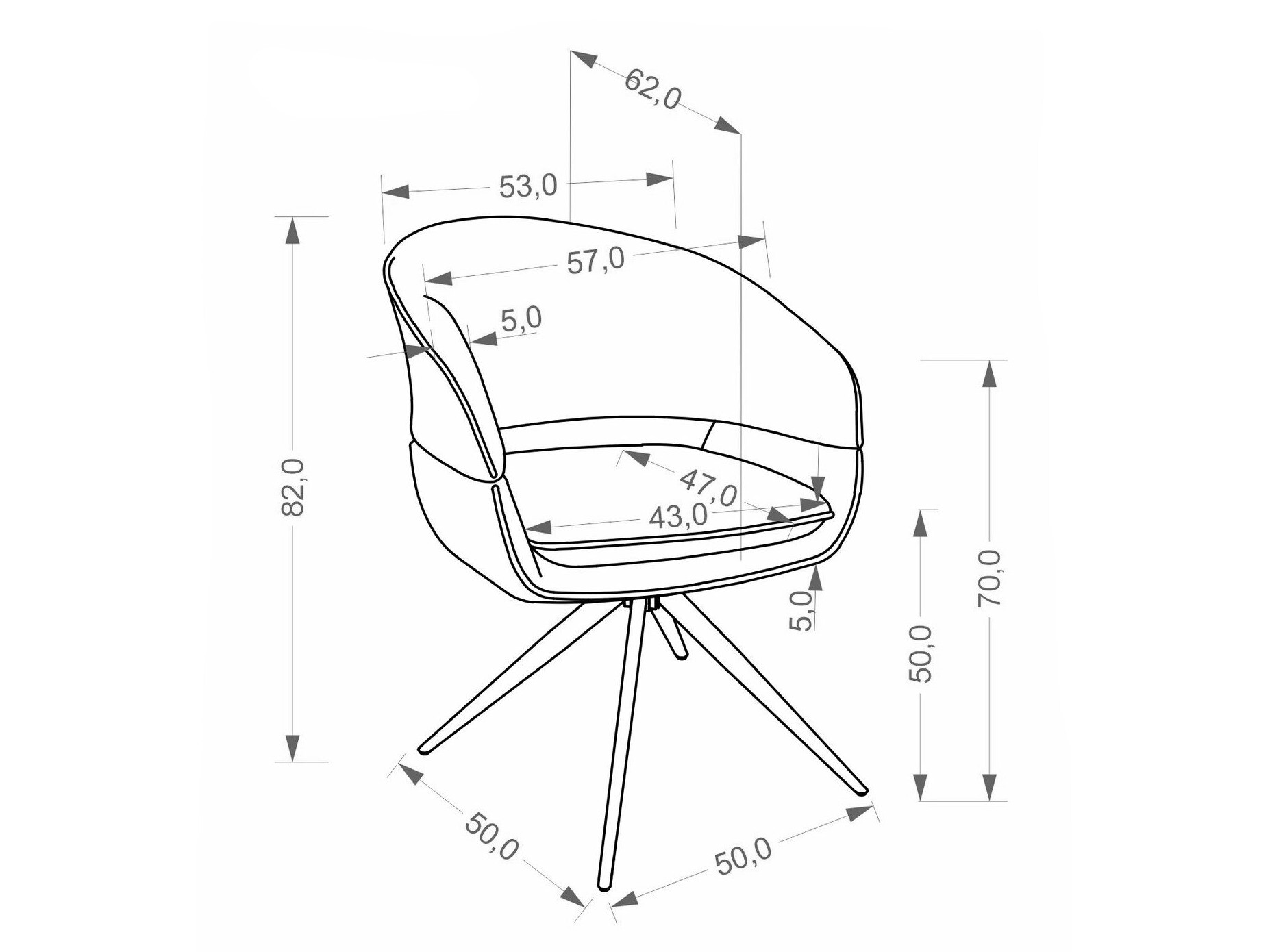 Stuhl Houston 2154 (Monte 11)