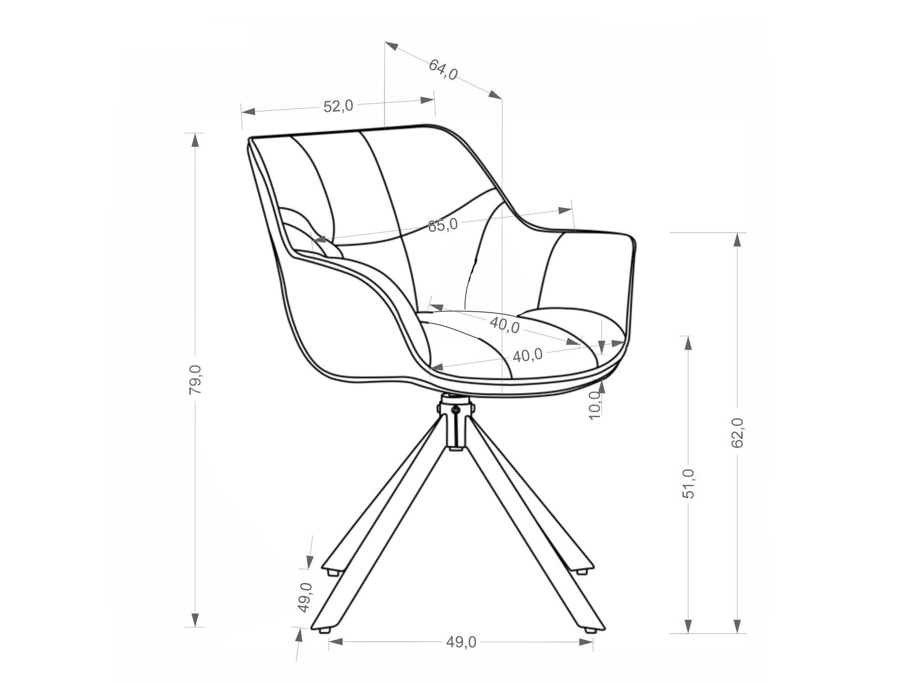 Stuhl Houston 2155 (Mavel 38)