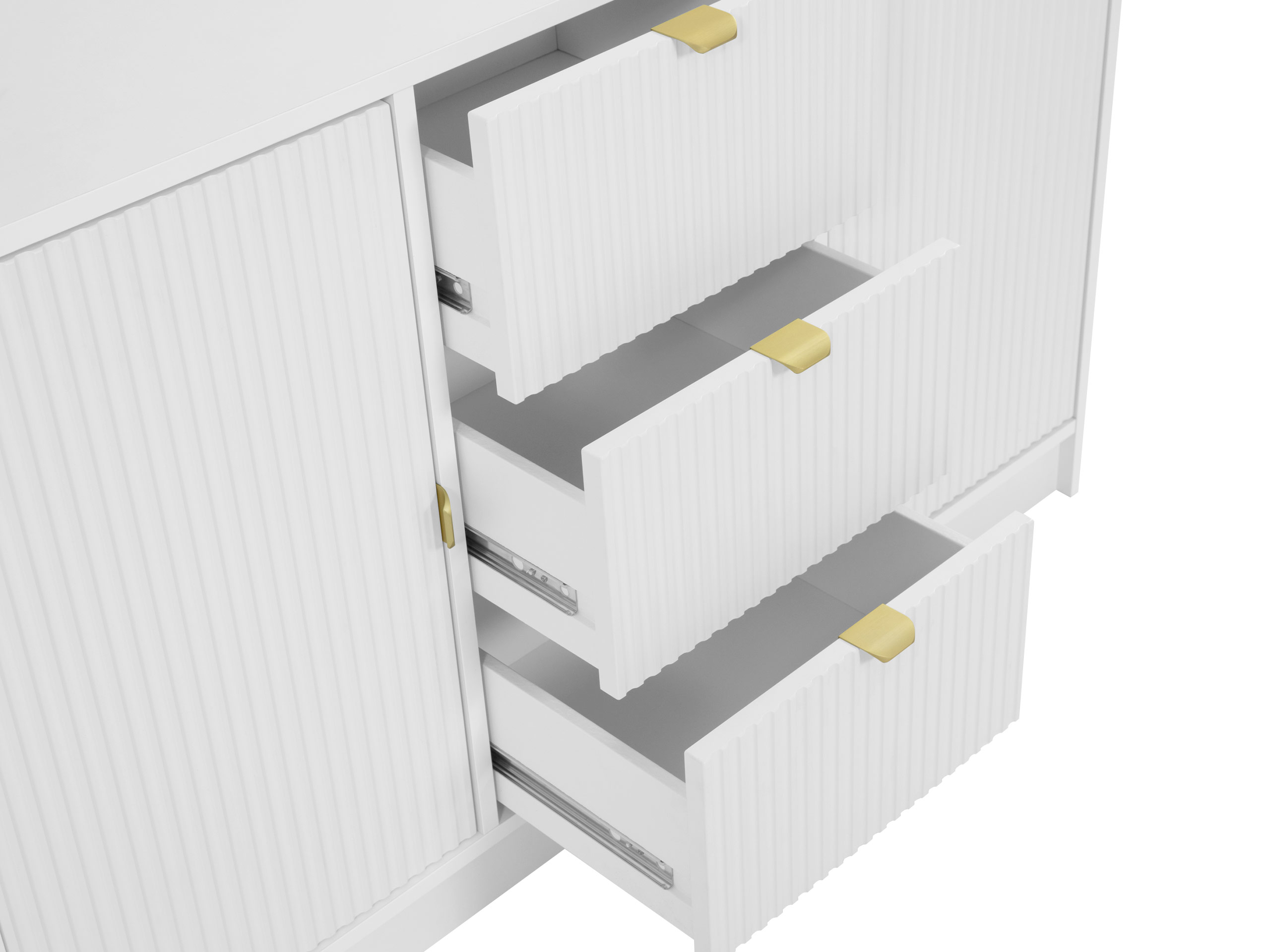 Wohnzimmer-Sets Comfivo Papilio I (Weiß)