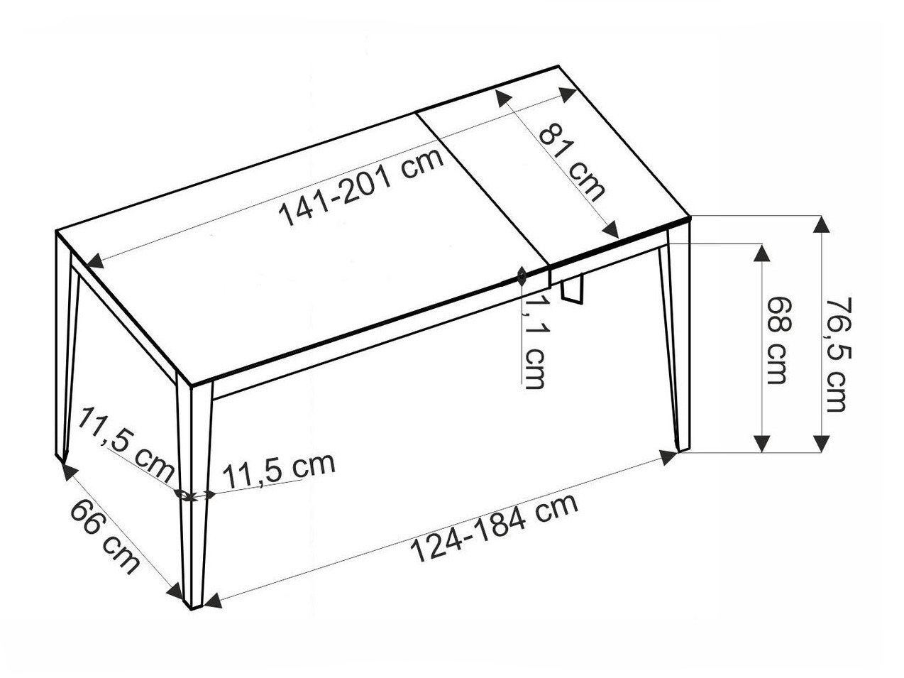 Tisch Houston 2157 (Weißer Marmor)