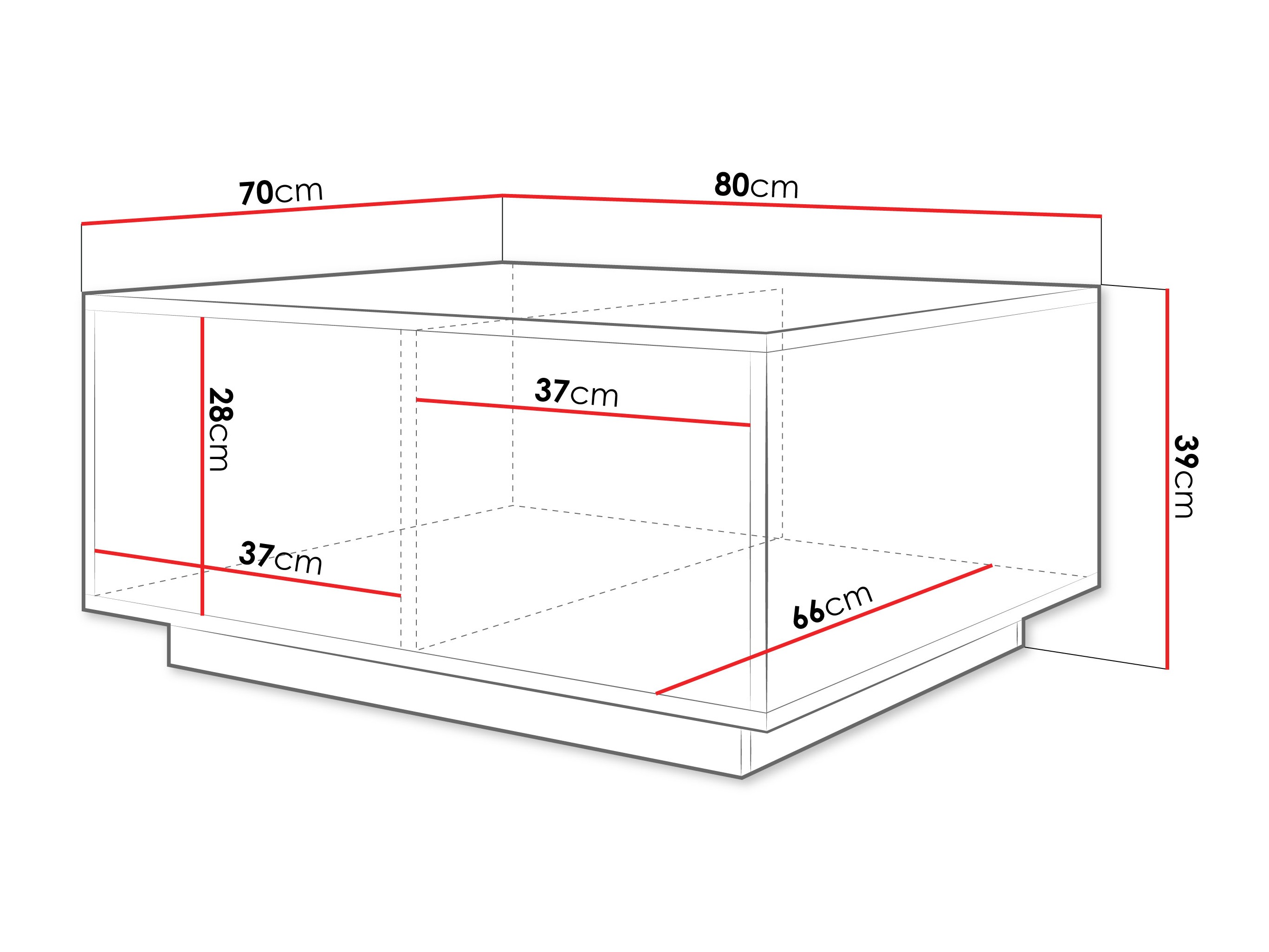 Couchtisch Comfivo Unda (Heller Travertin + Beige)