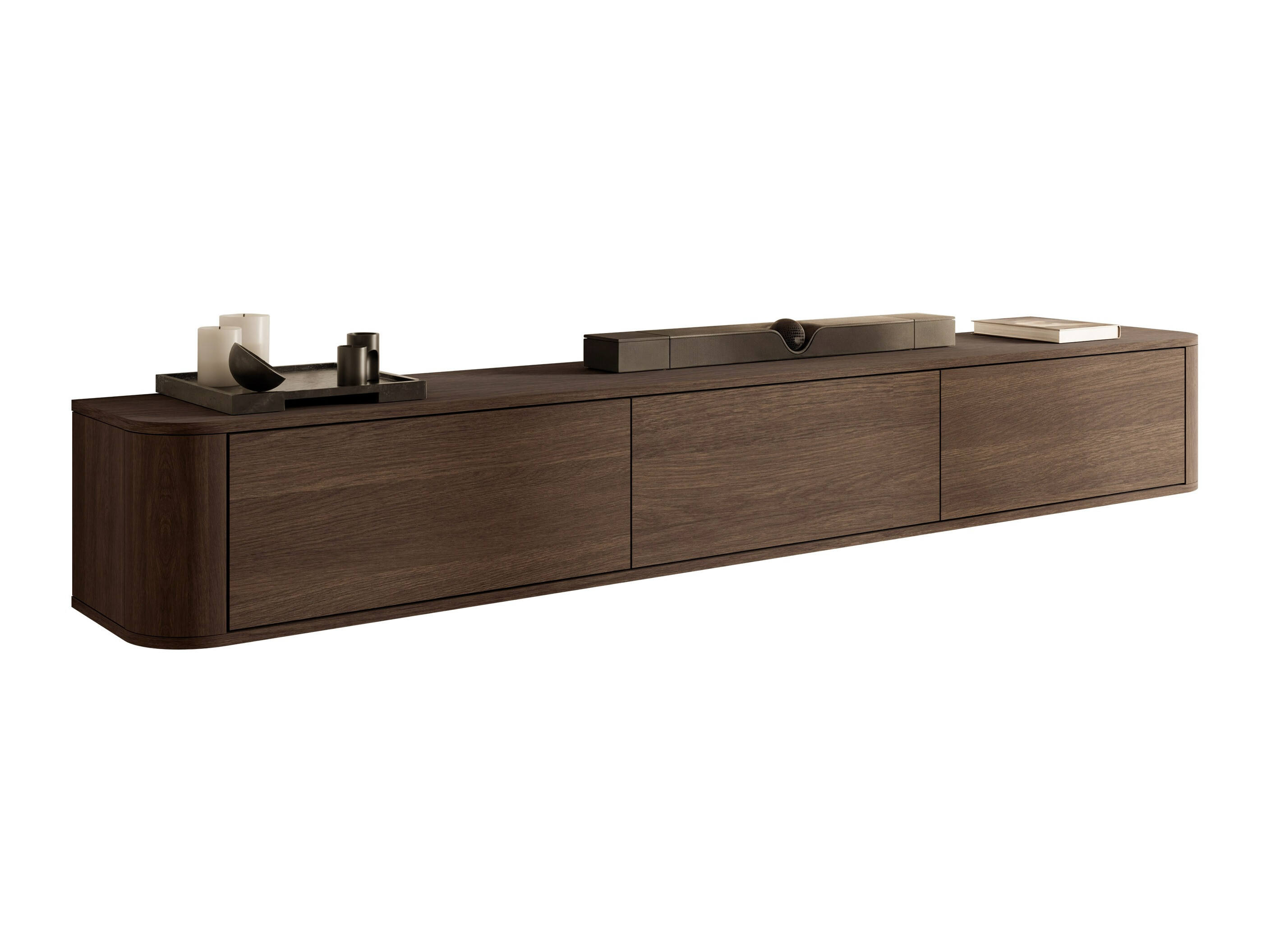 TV-Möbel Kingston 209 (Eichenholzoptik dunkel)