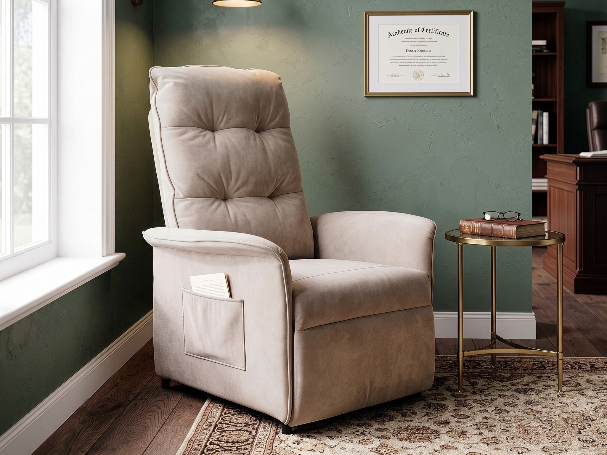 Sessel Liegesessel Houston 2171 (Beige)
