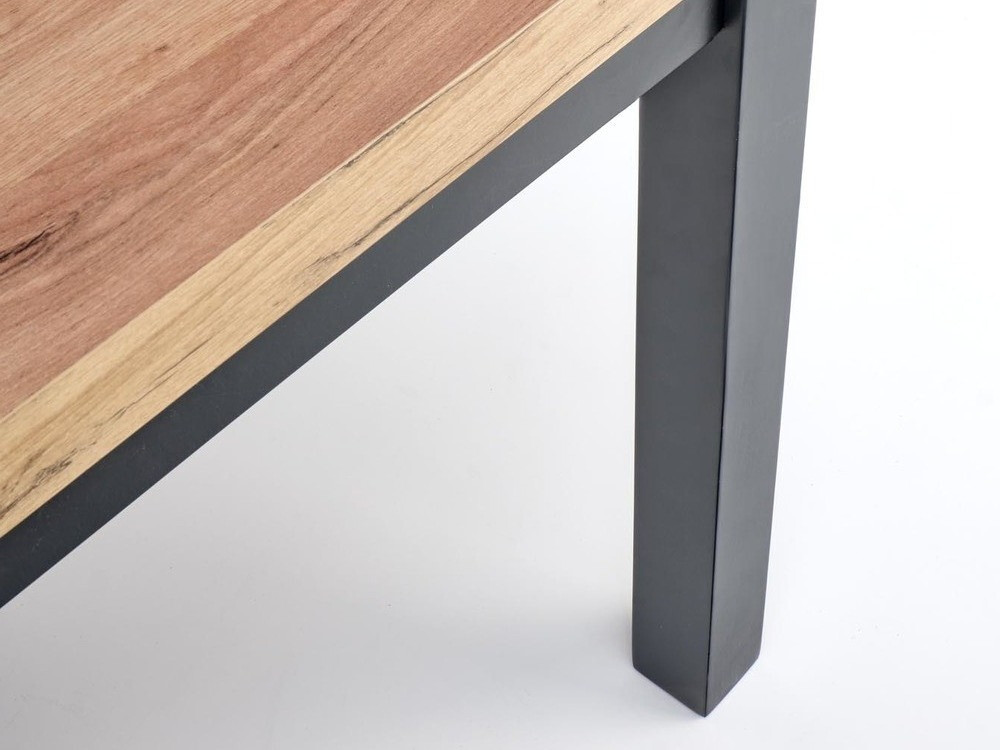 Tisch Houston 559 (Craft eichenholzoptik + Schwarz)