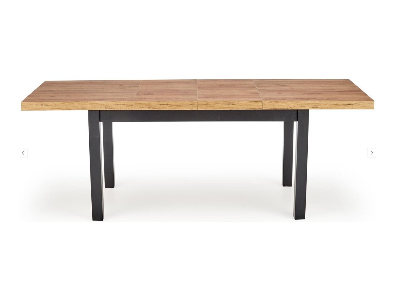 Tisch Houston 559 (Craft eichenholzoptik + Schwarz)