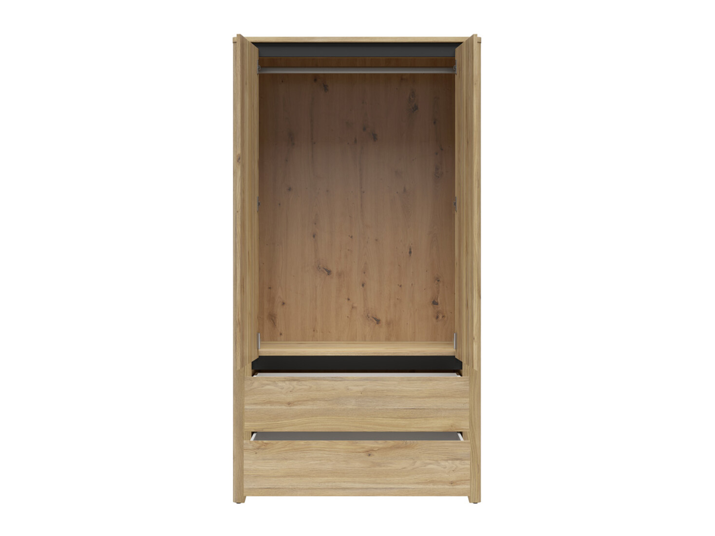 Kleiderschrank Talduno 103 (Eichenholzoptik hell)