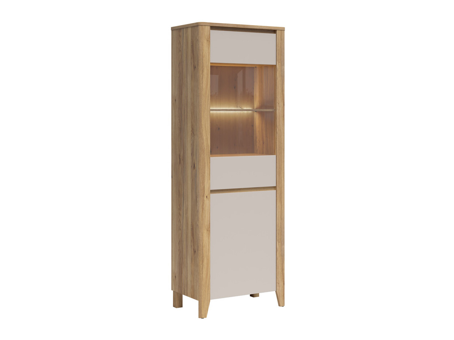 Regal Talduno 104 (Eichenholzoptik hell + Kaschmir)
