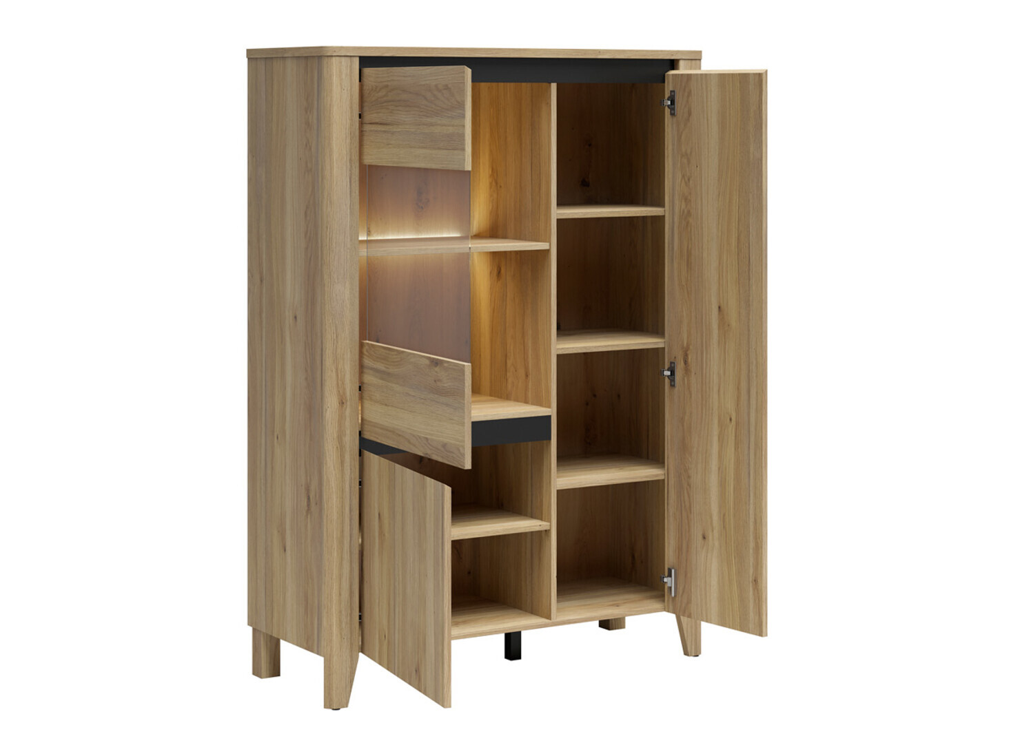 Wohnzimmer-Sets Talduno 108 (Eichenholzoptik hell)