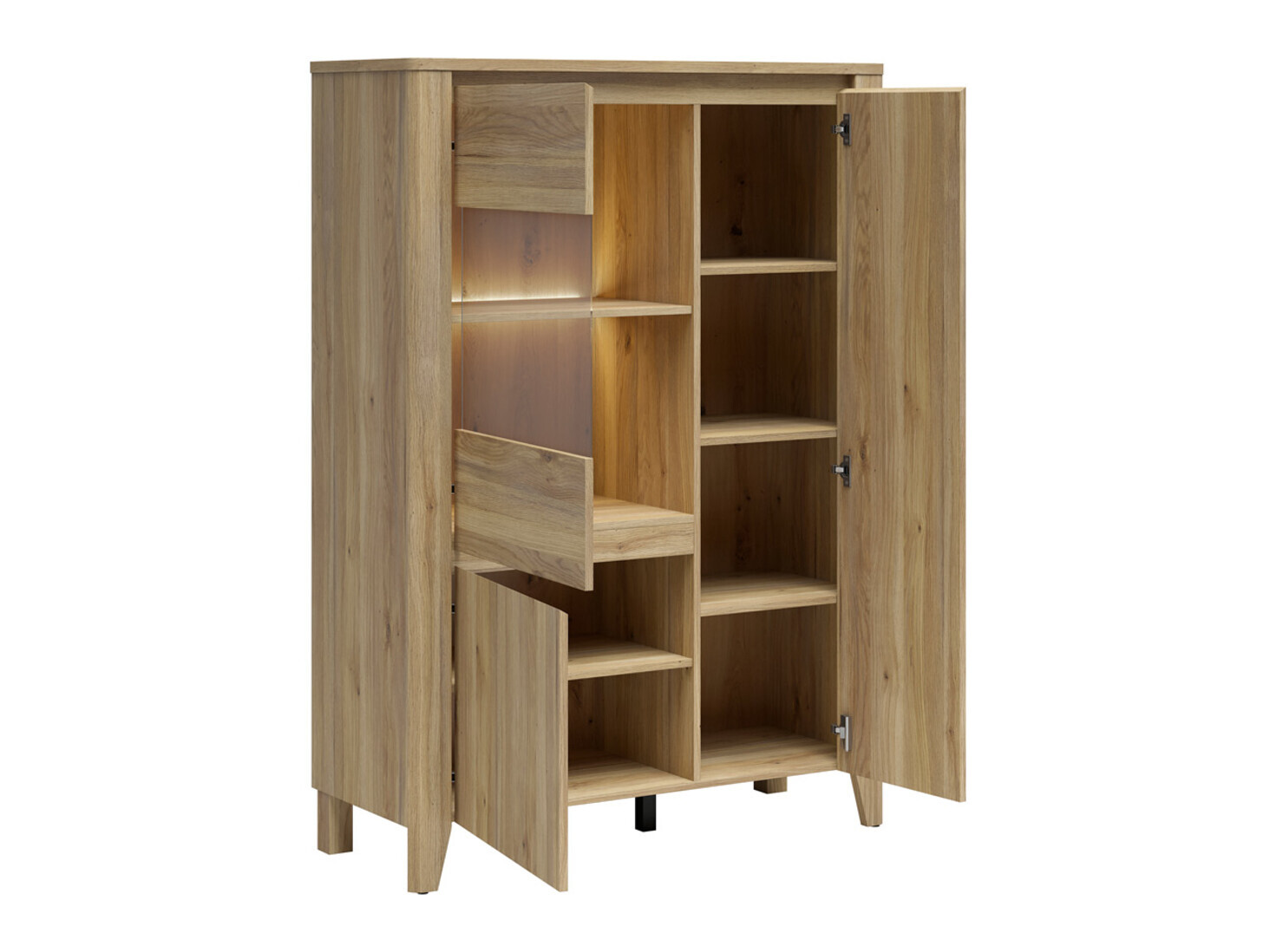 Wohnzimmer-Sets Talduno 108 (Eichenholzoptik hell)