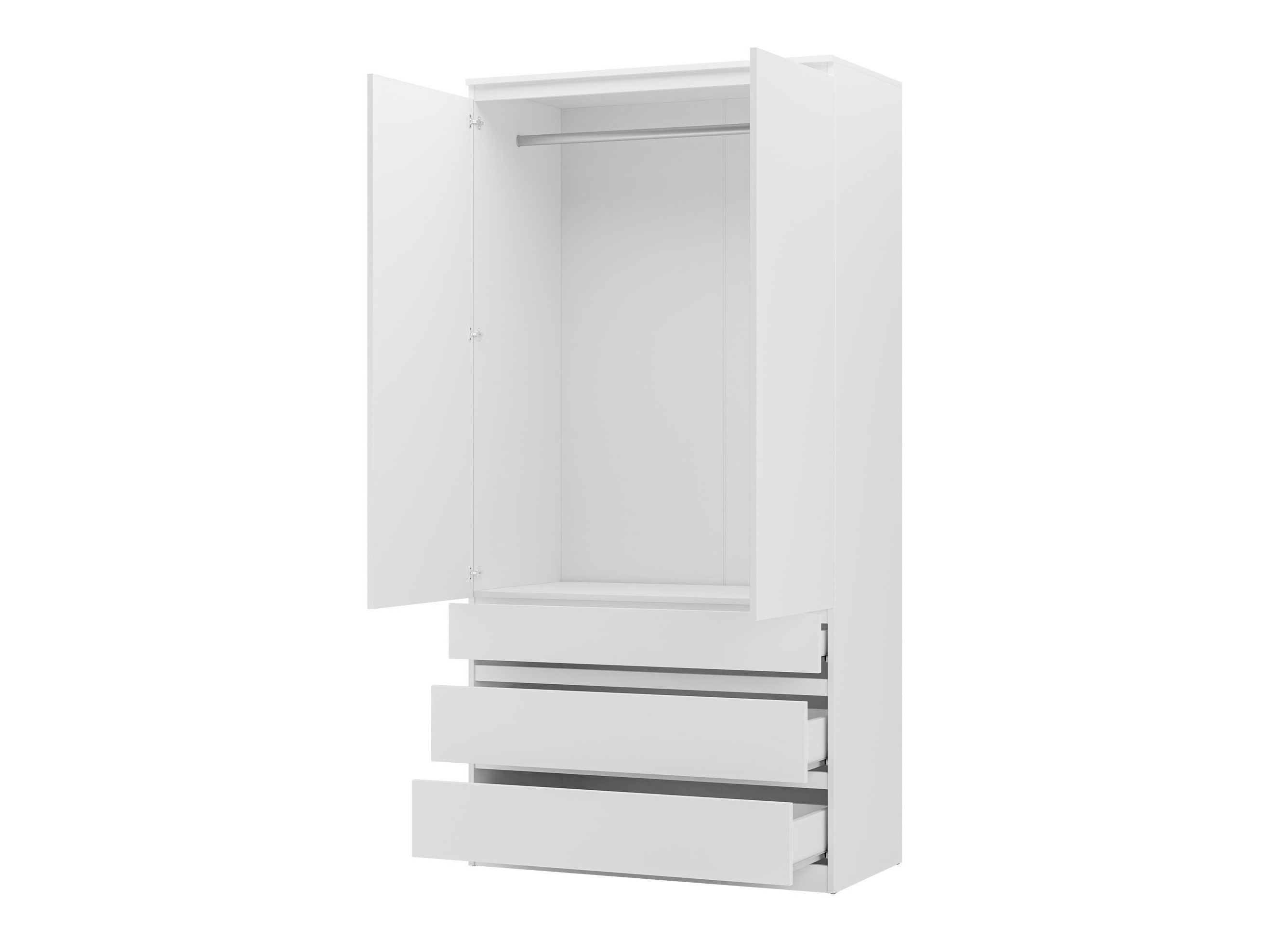 Kleiderschrank Comfivo Structor (Schwarz)